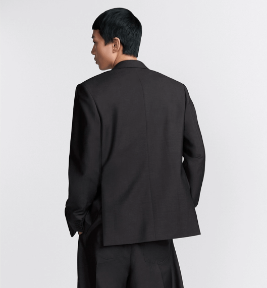 Dior o1w1db11225 443C25 Classic Jacket in Anthracite Gray Size US M / EU 48-50 / 2 - 6 Thumbnail
