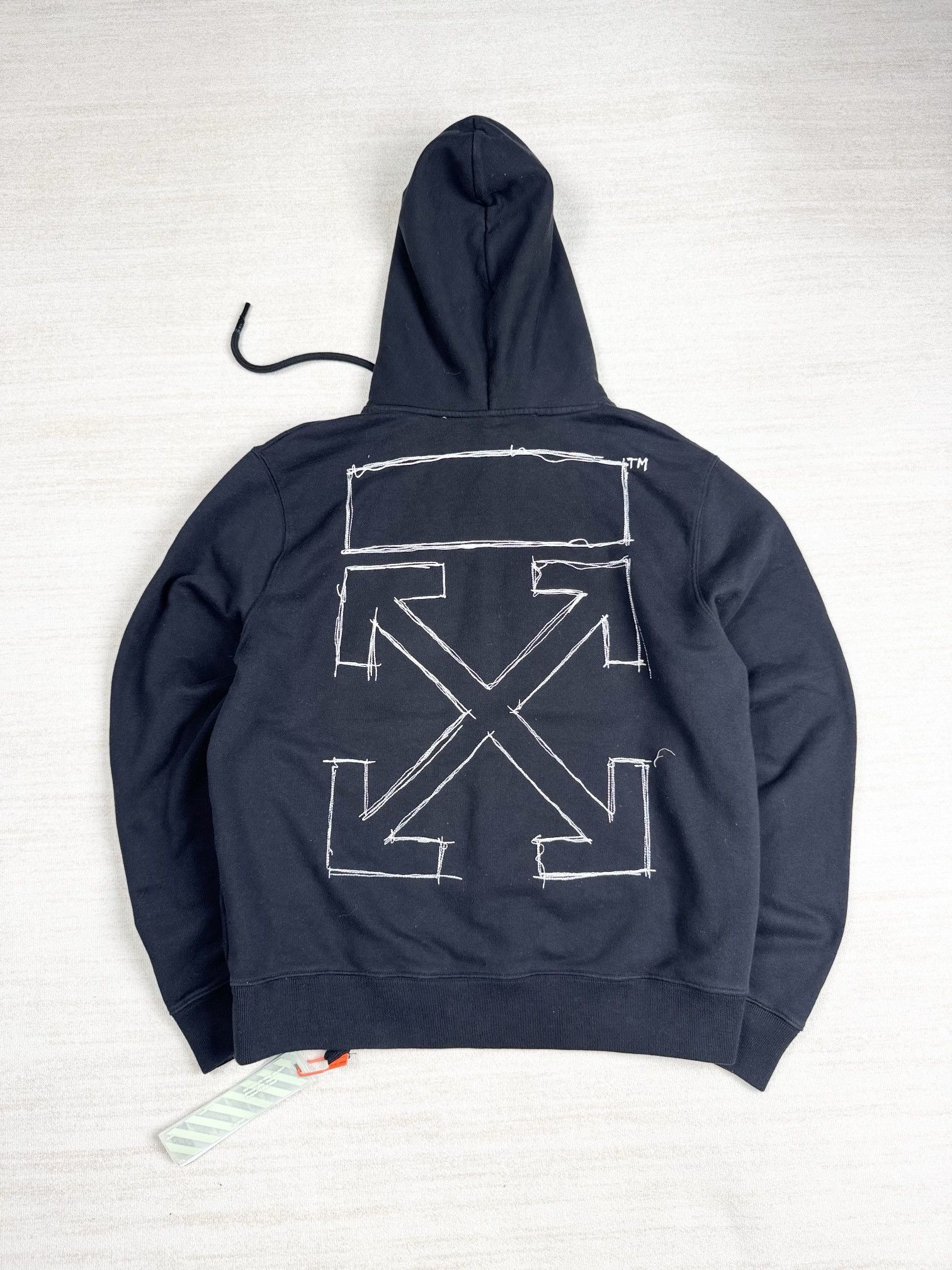 Off-White embroidered hoodie Size US XL / EU 56 / 4 - 5 Thumbnail