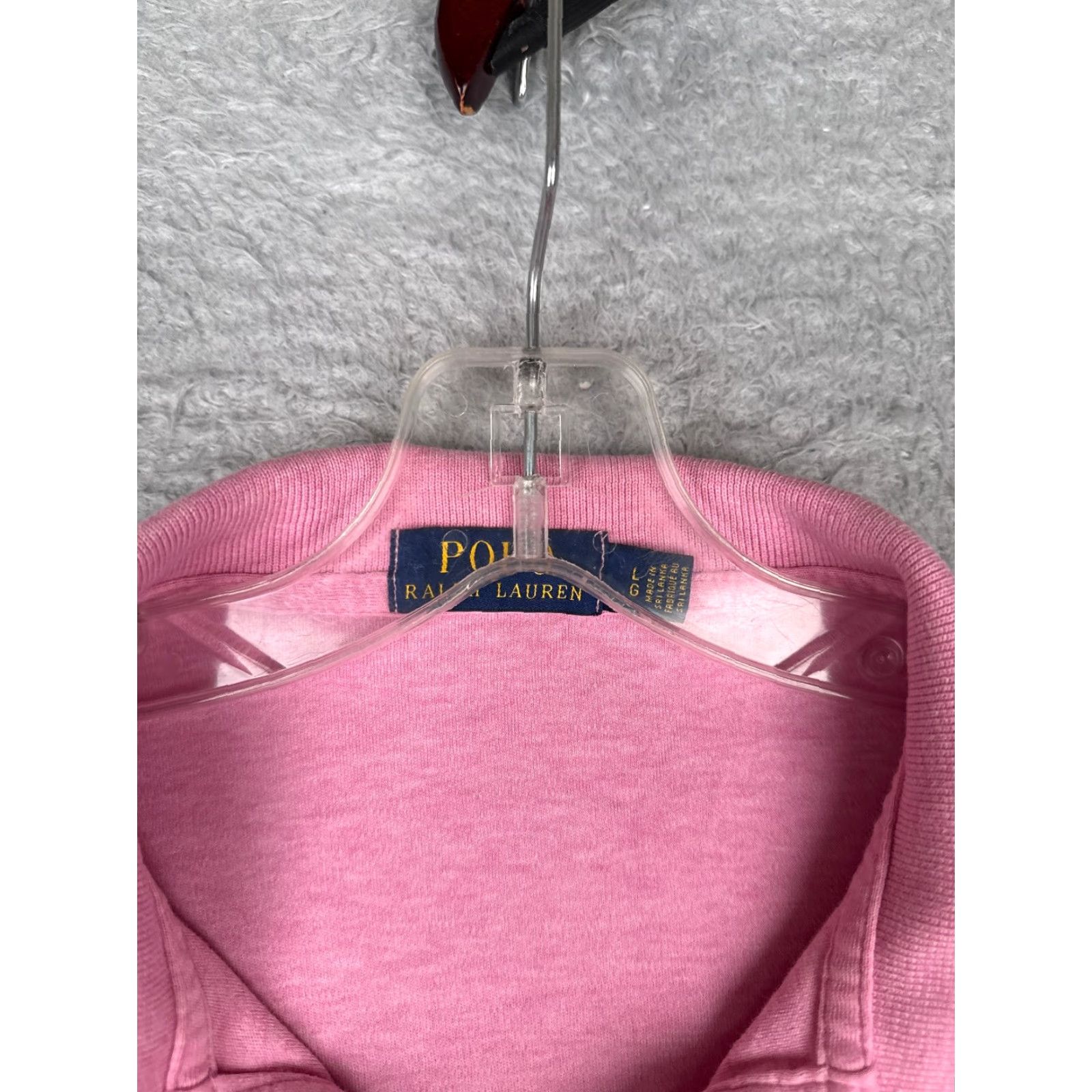 Ralph Lauren Ralph Lauren Polo Shirt Men Large Heather Pink 100% Cotton Short Sleeve Golf Size US L / EU 52-54 / 3 - 7 Thumbnail