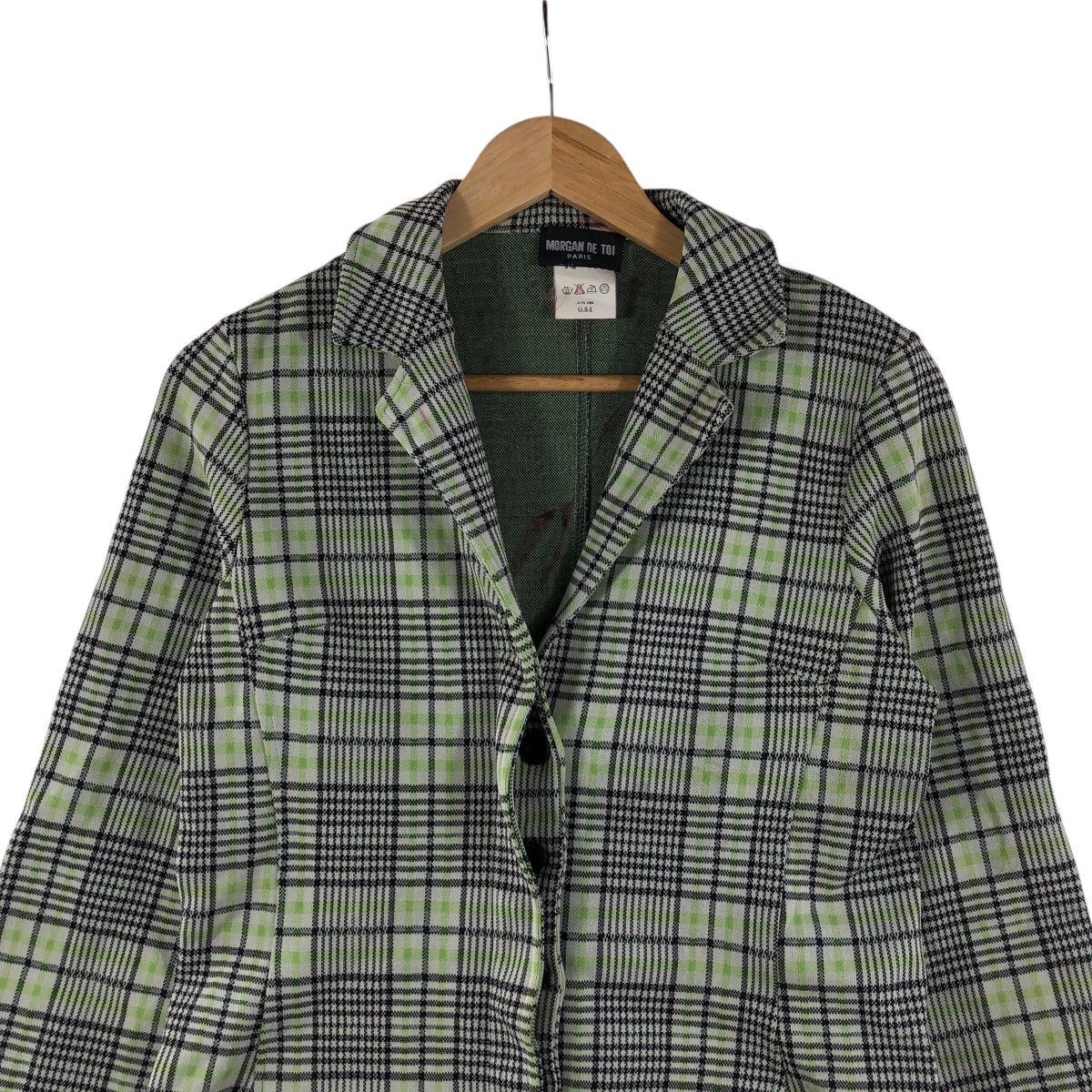 Morgan De Toi Vintage MORGAN DE TOI PARIS Checked Plaid Blazer Coat Size 38R - 2 Thumbnail