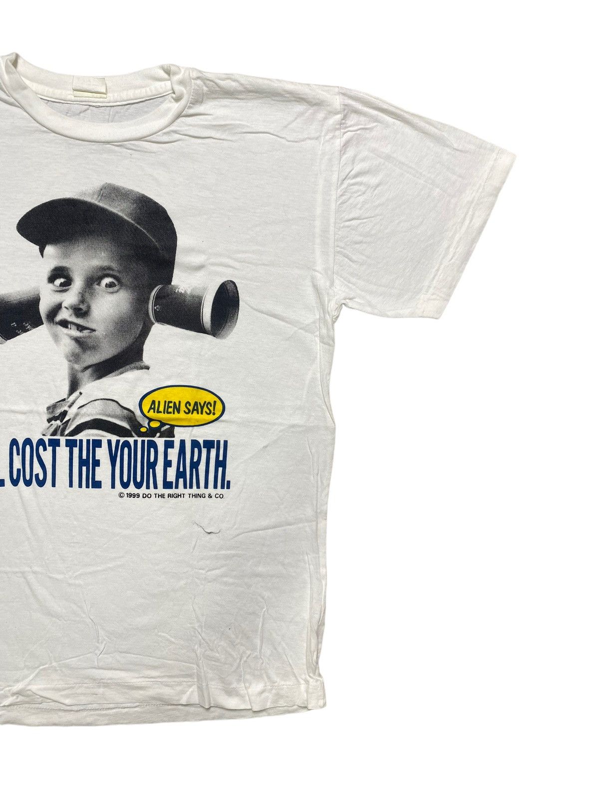 Other VINTAGE DO THE RIGHT THING & CO ALIEN SAYS GRAPHIC TEE Size US M / EU 48-50 / 2 - 2 Thumbnail
