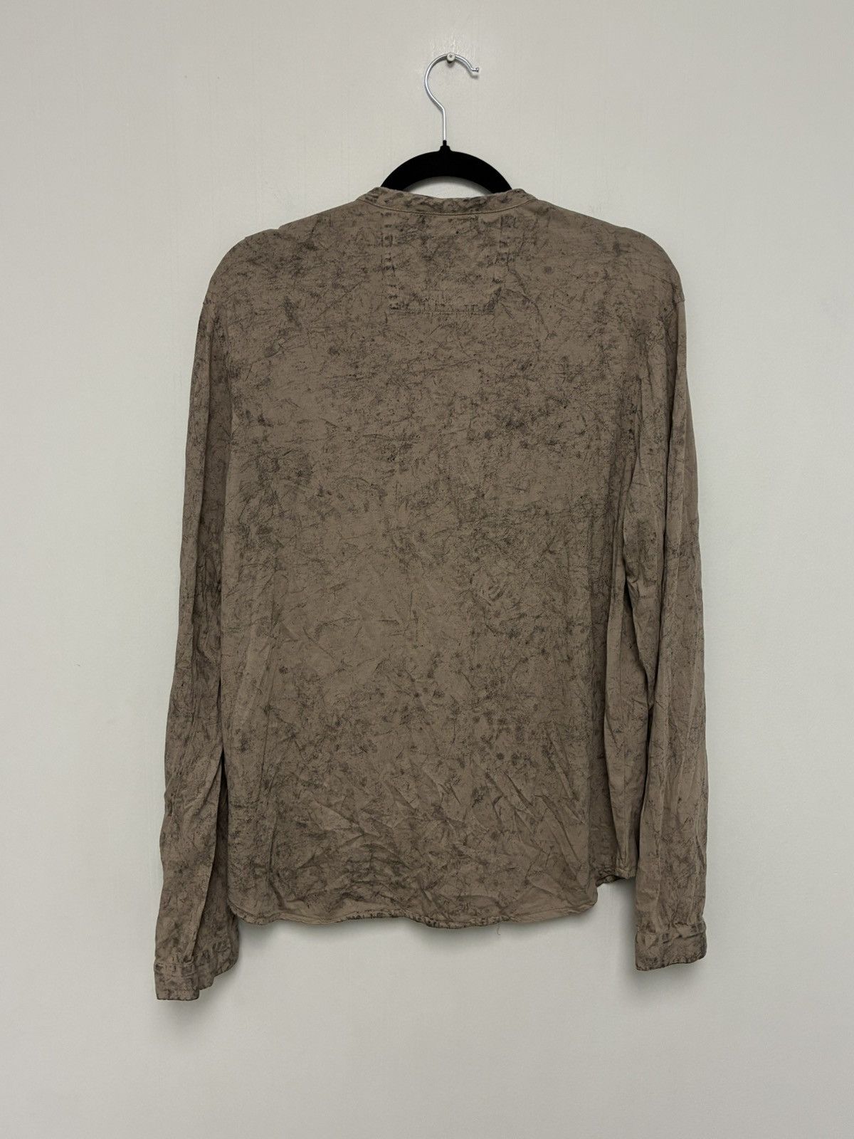 John Varvatos Crinkled Pleated Shirt medium. Size US M / EU 48-50 / 2 - 7 Thumbnail