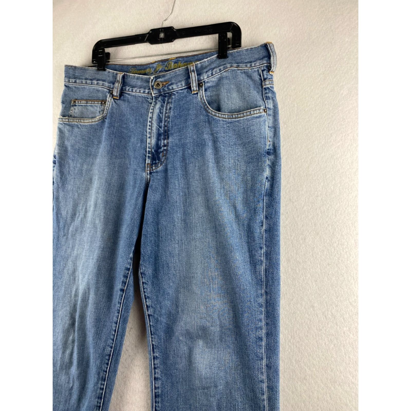 Tommy Bahama Tommy Bahama Jeans Mens 36 Blue Classic Fit Straight Distressed Denim Jeans Size US 36 / EU 52 - 6 Thumbnail