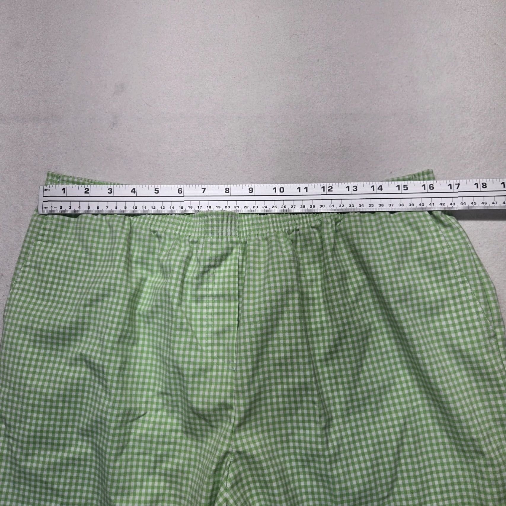 Vintage VINTAGE Southern Lady Pants Women Regular Size 16 Green Elastic Waist Pockets Casual Flat Front Straight 90s Ladies Size 38" / US 16 / IT 52 - 4 Thumbnail