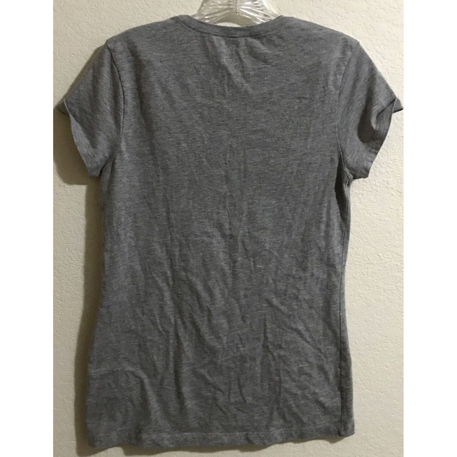 Vintage Spencer’s T-shirt Real Women Drink Beer Funny T-Shirt Grey XL Women Slim Short Sleeve Round Neck Pullover Cotton Blend B673 Size XL / US 12-14 / IT 48-50 - 2 Thumbnail