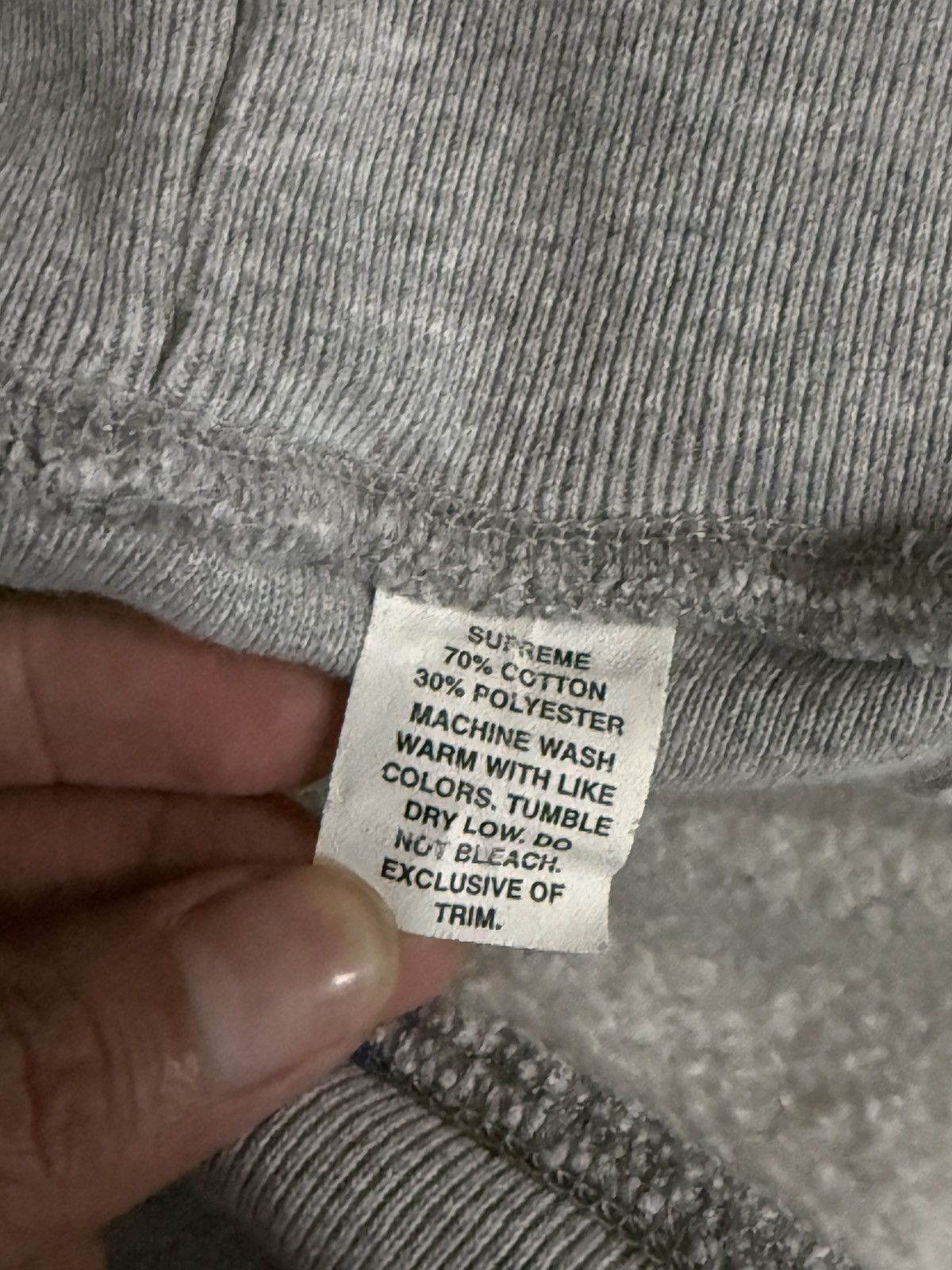 Supreme Supreme 2003 Grey on Grey Box Logo Size US XL / EU 56 / 4 - 6 Thumbnail