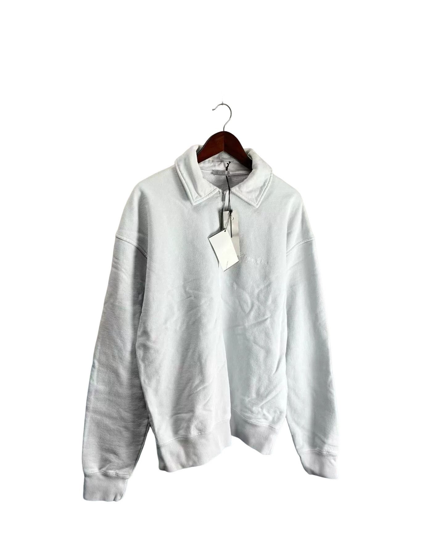 Dior Dior Embroidered Logo Polo Sweatshirt Size S Size US S / EU 44-46 / 1 - 1 Thumbnail