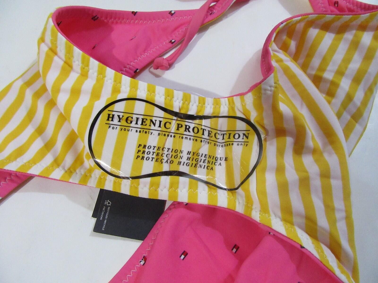 Tommy Hilfiger Tommy Hilfiger Womens Reversible Bathing Suit Bikini LG Size ONE SIZE - 6 Thumbnail