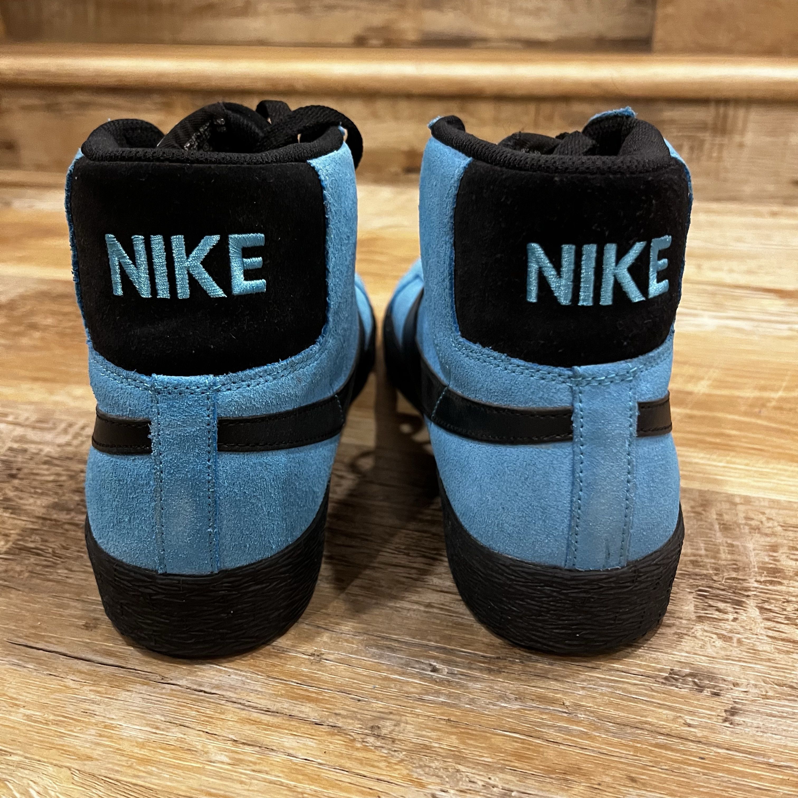 Nike Nike SB Blazer High Baltic Blue Suede Size US 10 / EU 43 - 4 Thumbnail