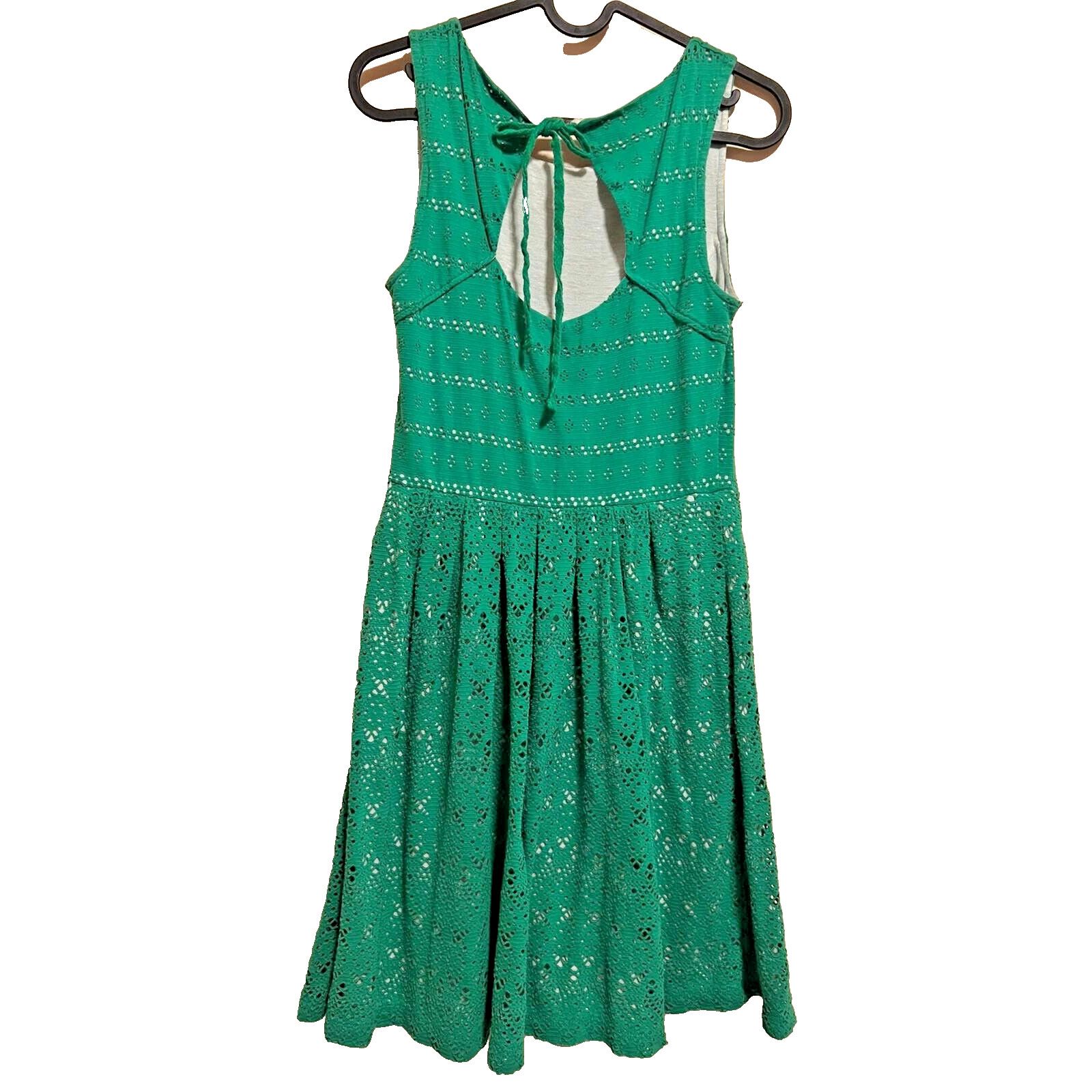 Anthropologie Anthropologie Sungreen flare Dress size S A000266 Size S / US 4 / IT 40 - 7 Thumbnail