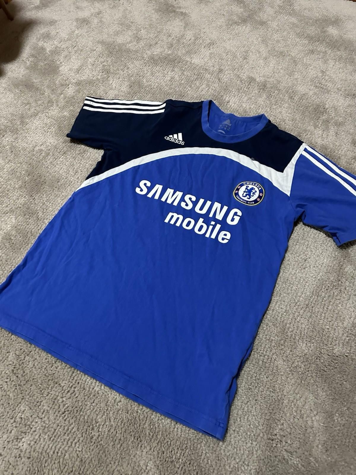 Adidas ADIDAS CHELSEA 200708 TRAINING FOOTBALL SOCCER SHIRT JERSEY Size US L / EU 52-54 / 3 - 2 Thumbnail