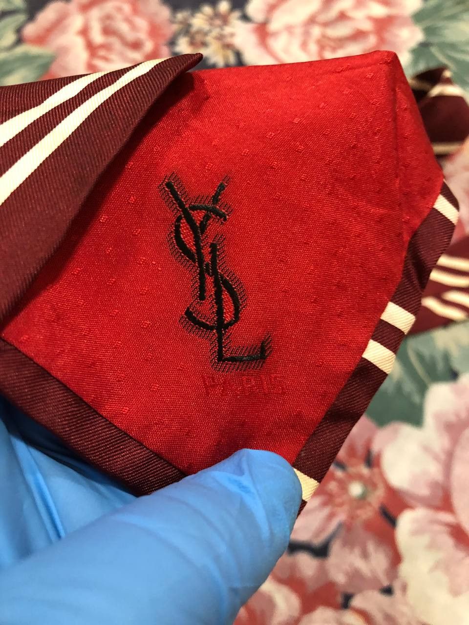 Yves Saint Laurent Vintage crazy Y2K Tie Yves Saint Laurent One size luxury Size ONE SIZE - 4 Thumbnail