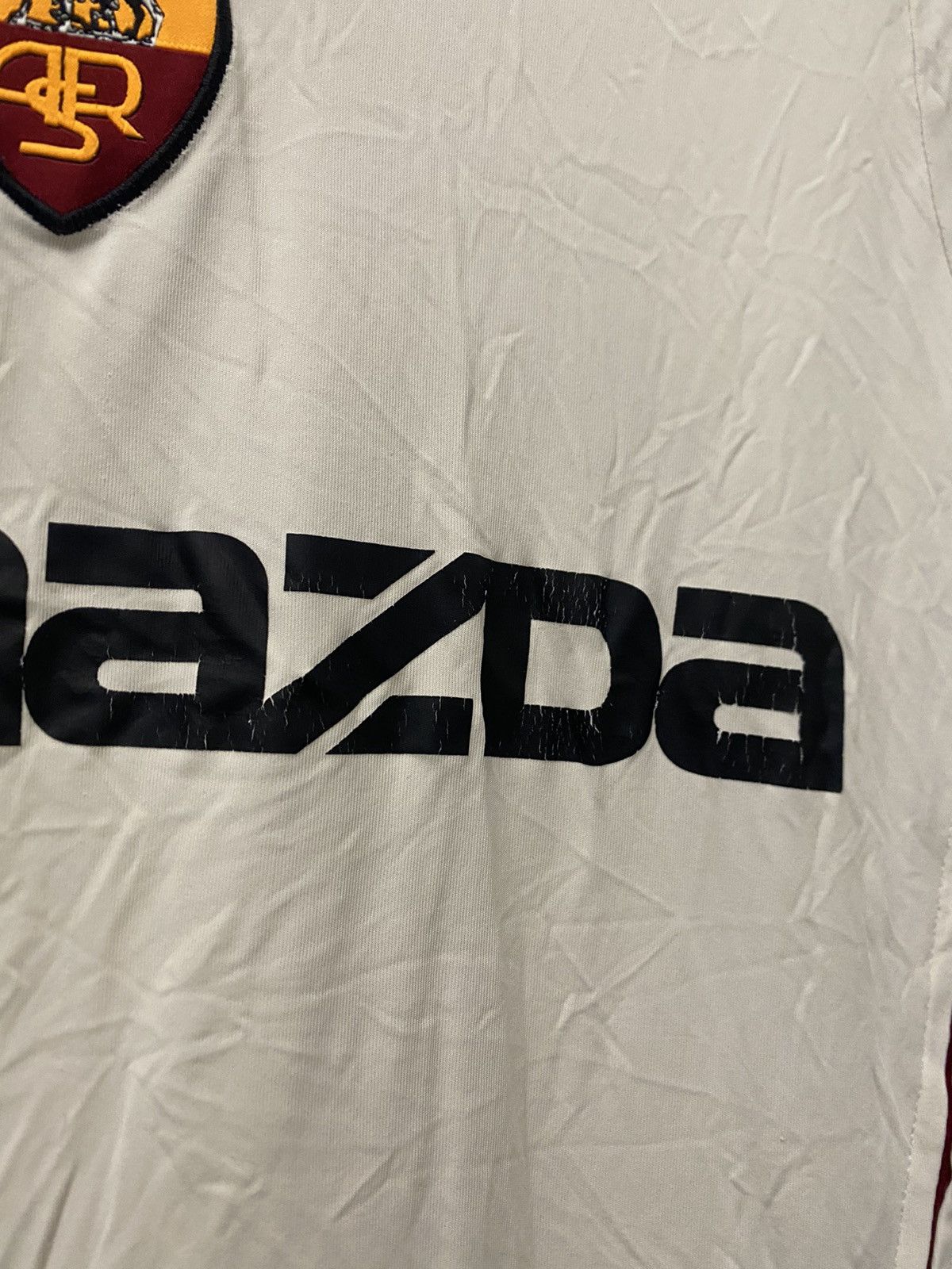 Diadora Soccer Jersey Diadora AS Roma 2003-2004 Very Rare💥 Size US L / EU 52-54 / 3 - 2 Thumbnail