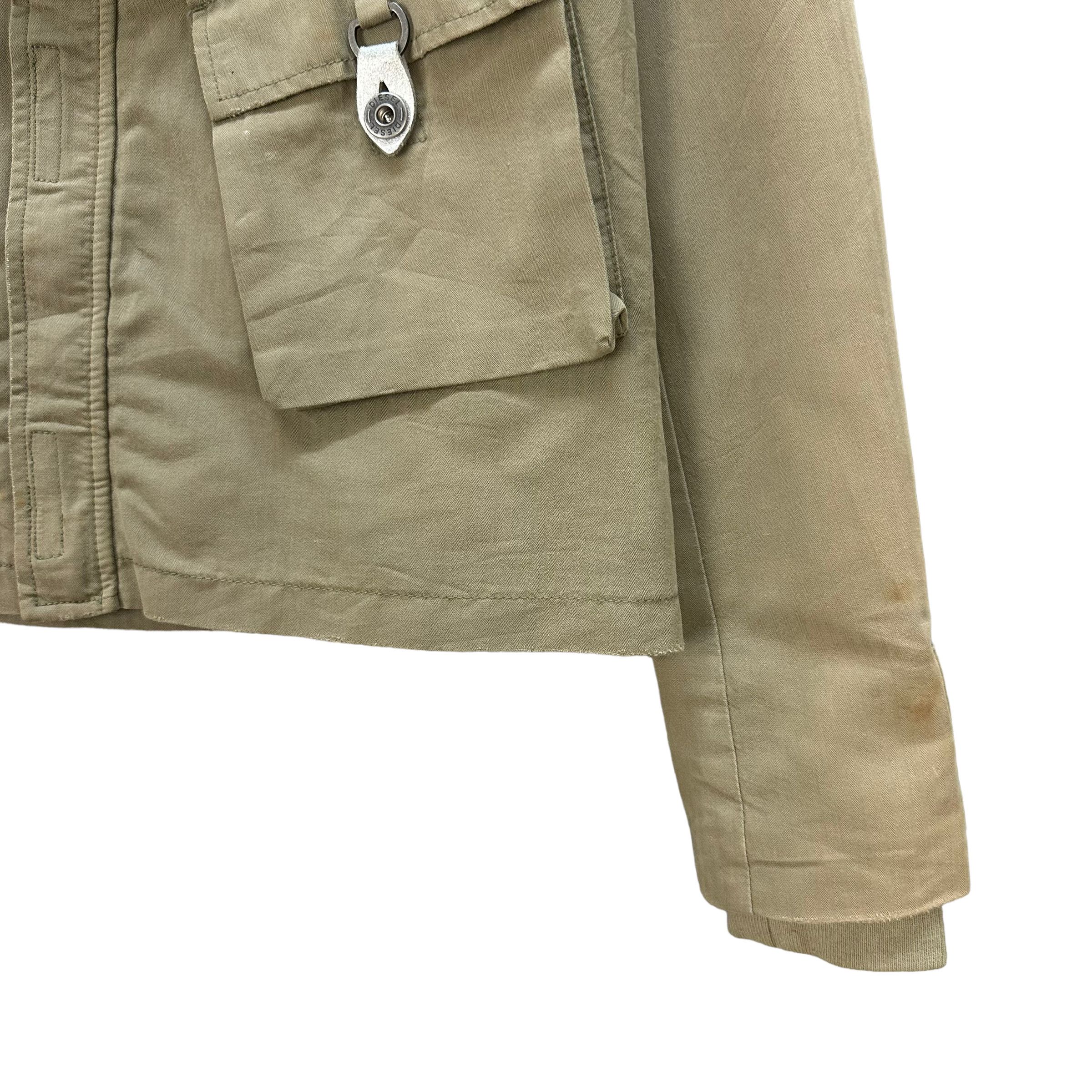Diesel DIESEL NICE DESIGN HOODED CROPPED JACKET #7931-190 Size XS / US 0-2 / IT 36-38 - 6 Thumbnail