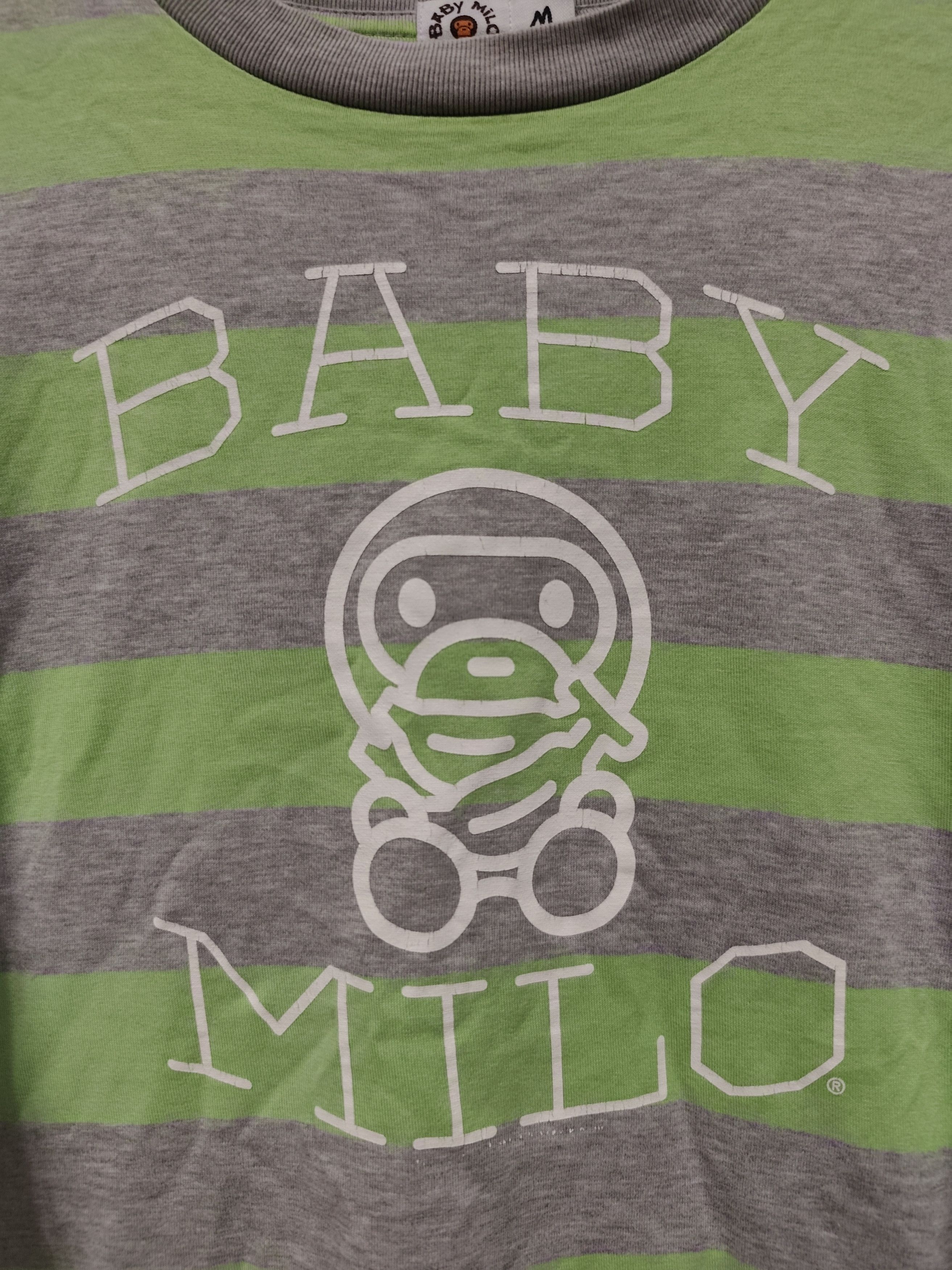 Bape Baby Milo Striped Long Sleeve Shirt Size US M / EU 48-50 / 2 - 3 Thumbnail