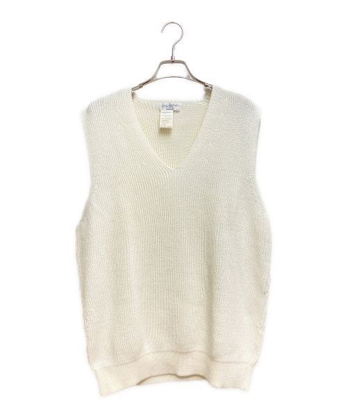 トップス Yohji Yamamoto Pour Homme Knit Vest Yohji Yamamoto POUR HOMME Cashmere knit vest sweater with