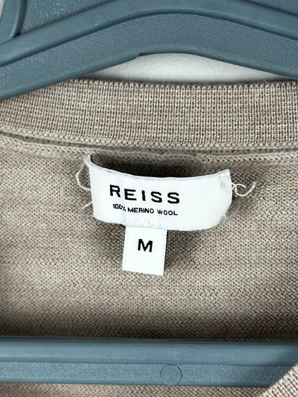 Reiss Reiss Beige Merino Wool Sweater Pullover Size US M / EU 48-50 / 2 - 4 Thumbnail