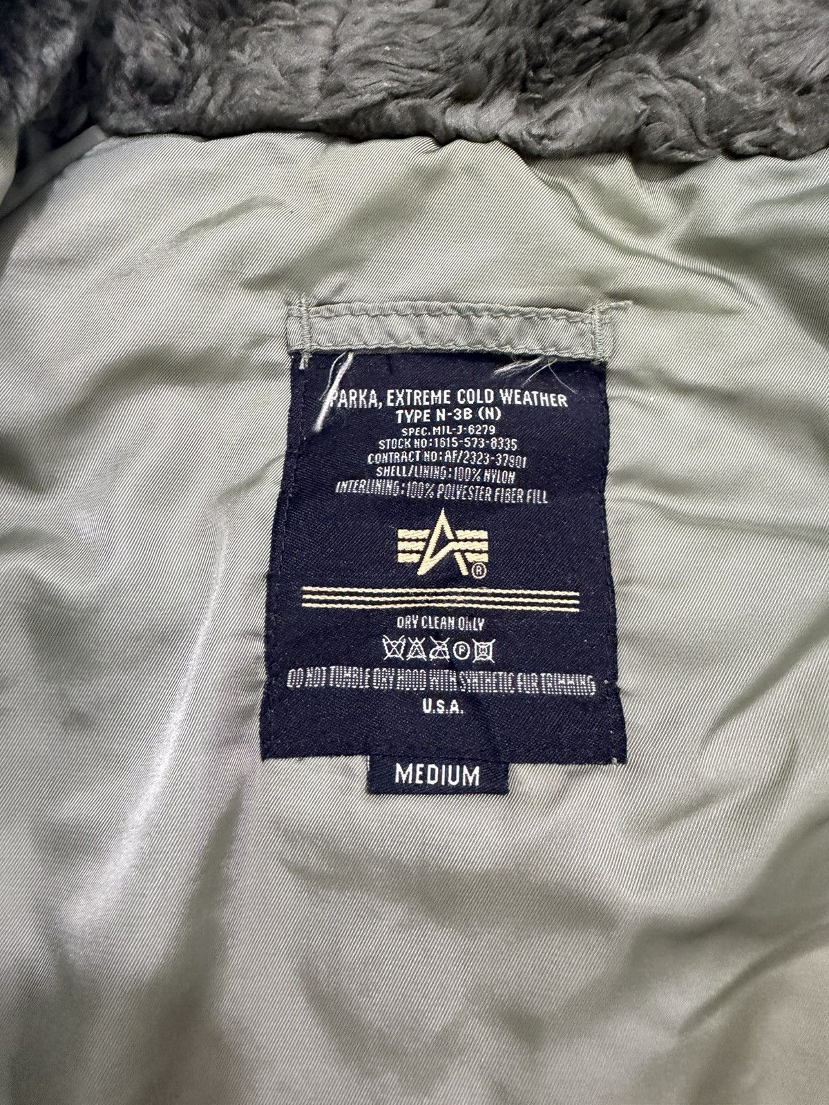 Alpha Industries Steal🔥 Vintage Sun Fade ALPHA INDUSTRIES Parka Bomber Jacket Size US M / EU 48-50 / 2 - 12 Thumbnail