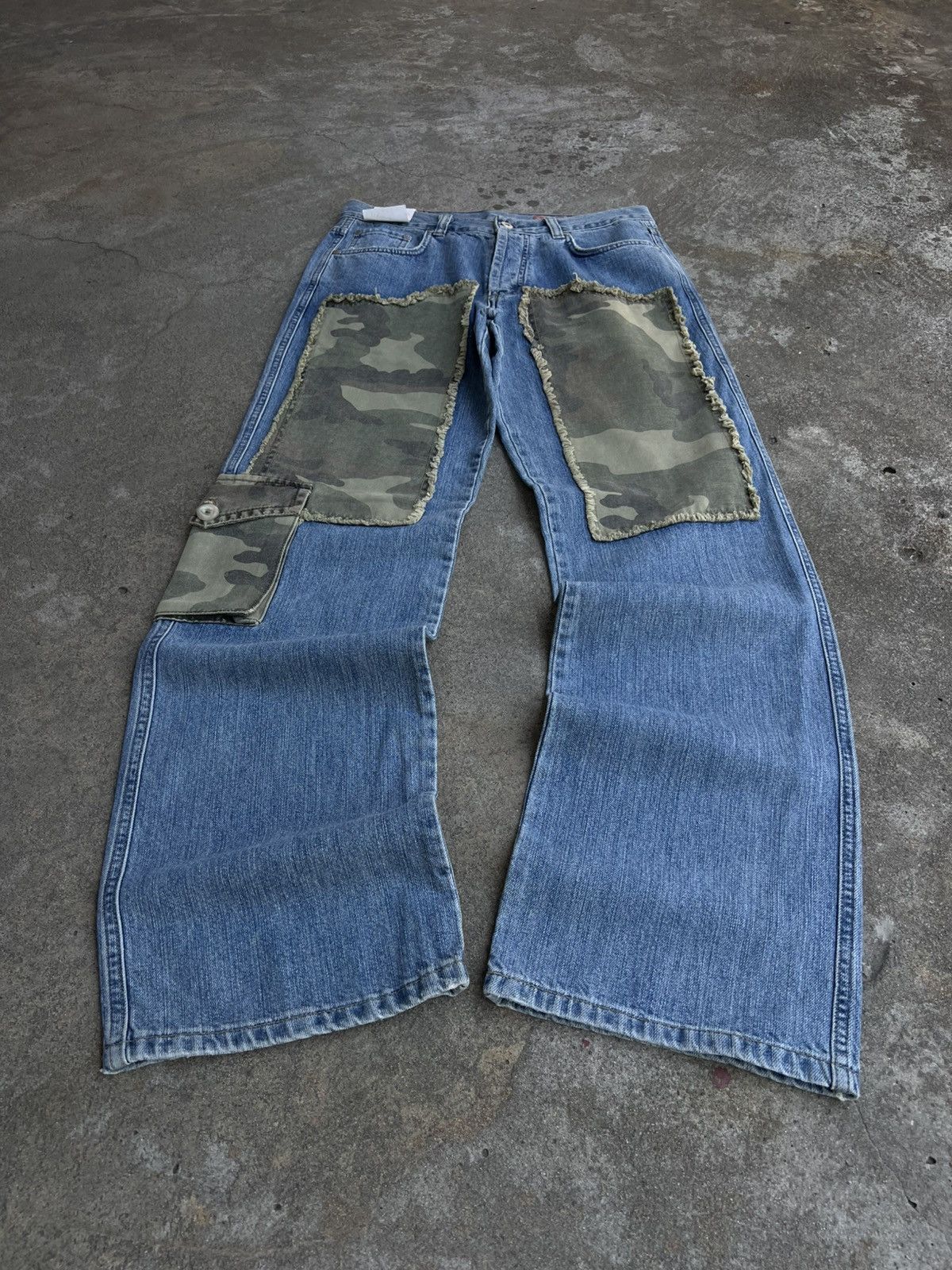 Other Crazy japanese If Six Was Nine Type Camo Avant garde Jeans Size US 32 / EU 48 - 2 Thumbnail