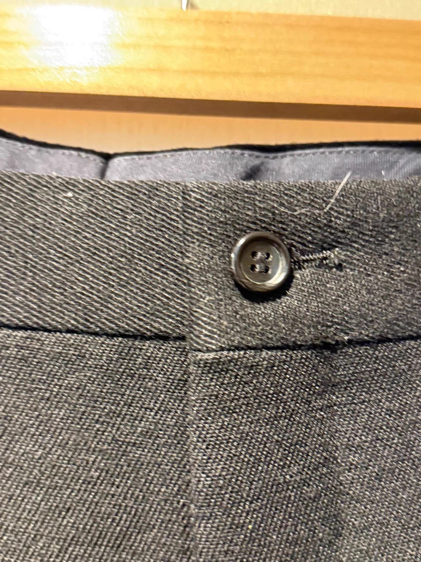 Comme des Garcons COMME des GARÇONS BLACK wool trousers Ｑ20 Size US 32 / EU 48 - 3 Thumbnail