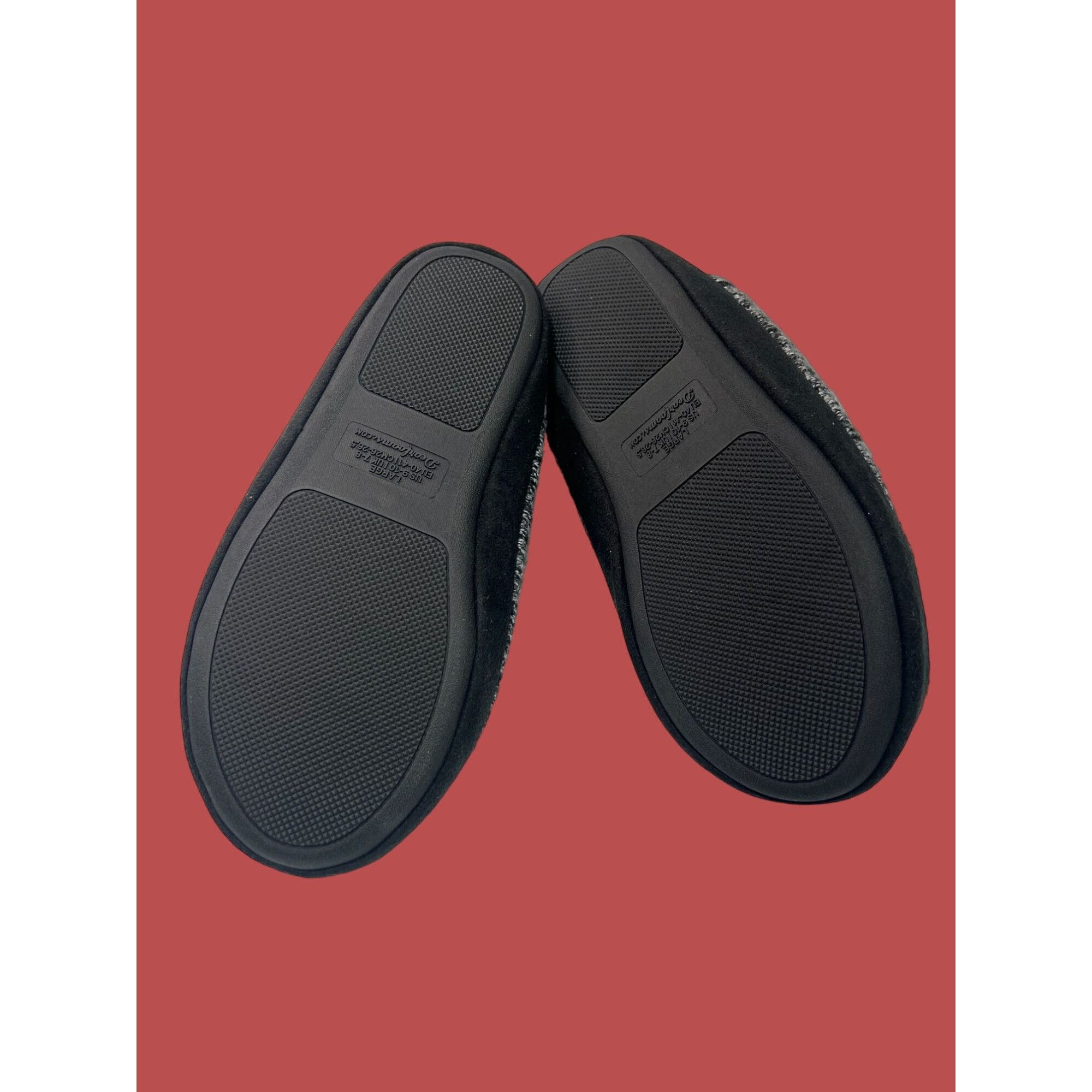 Other Dearfoams - Women's DF Adapt Knit Slipper - Black - Large (9 Size US 9 / IT 39 - 4 Thumbnail