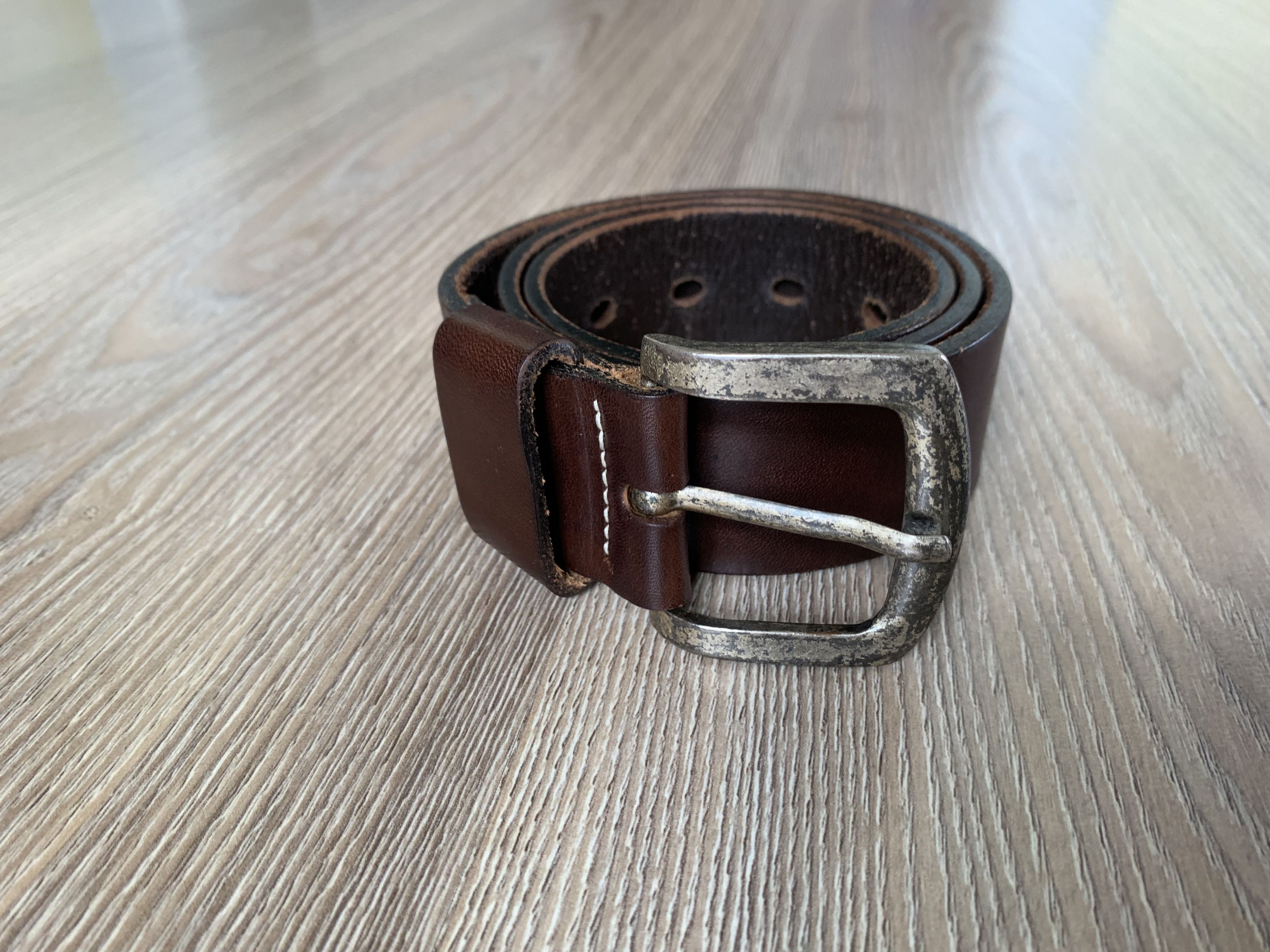 Vintage × camel active Vintage Camel Trophy Adventure Leather Belt Size ONE SIZE - 2 Thumbnail