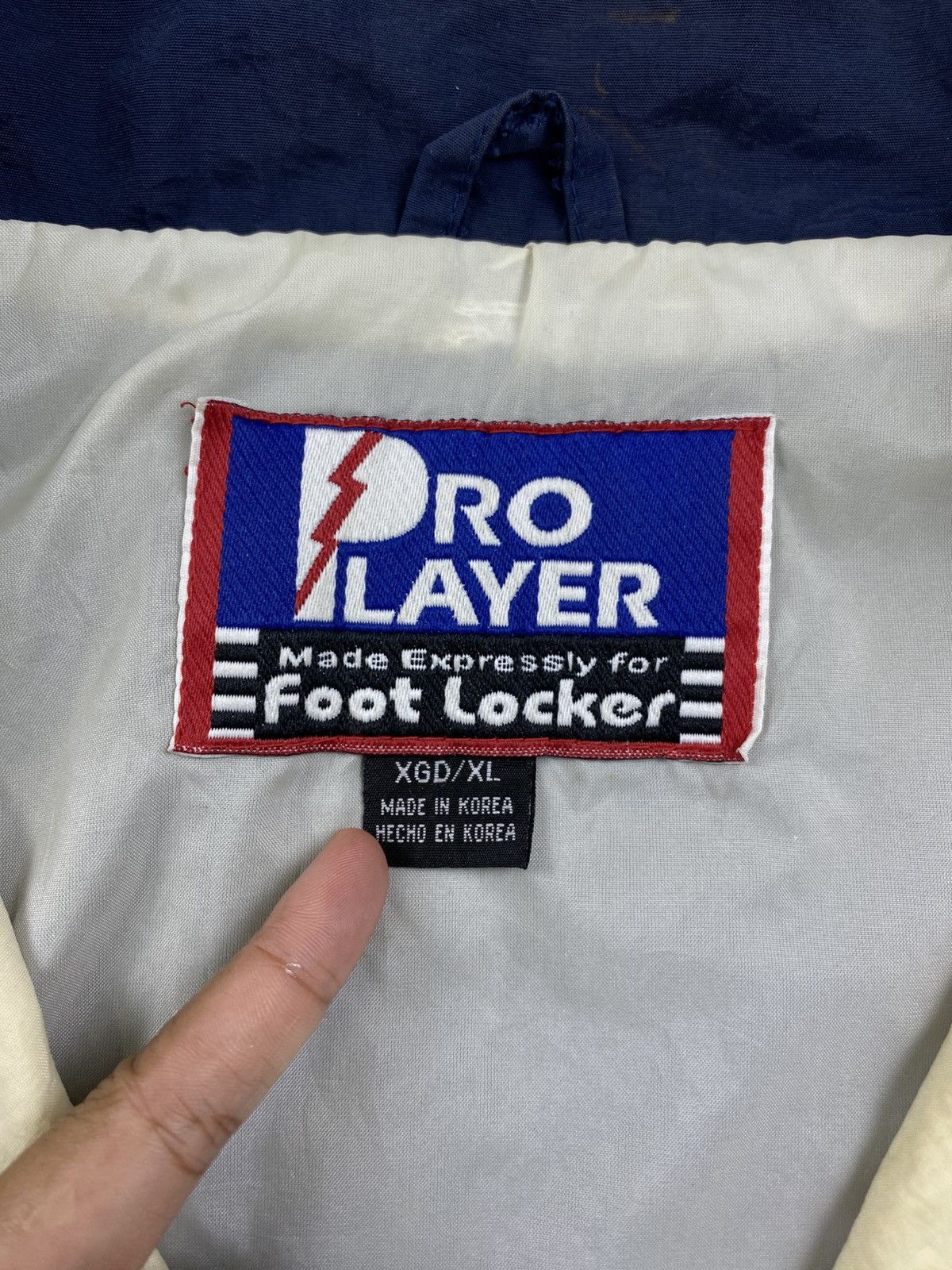 Pro Player × Vintage Vtg 90s Pro Player USA Big Embroiderey Quarter Zipper Jacket Size US XXL / EU 58 / 5 - 9 Thumbnail