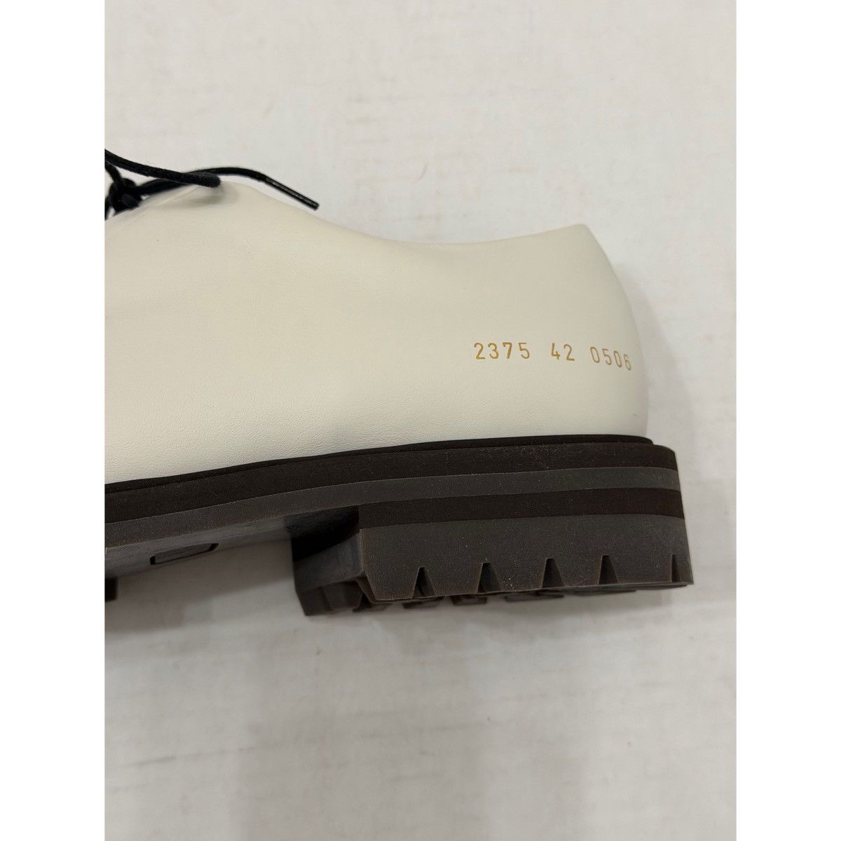 Common Projects COMMON PROJECTS WHITE DERBY SHOES Size US 9 / EU 42 - 12 Thumbnail