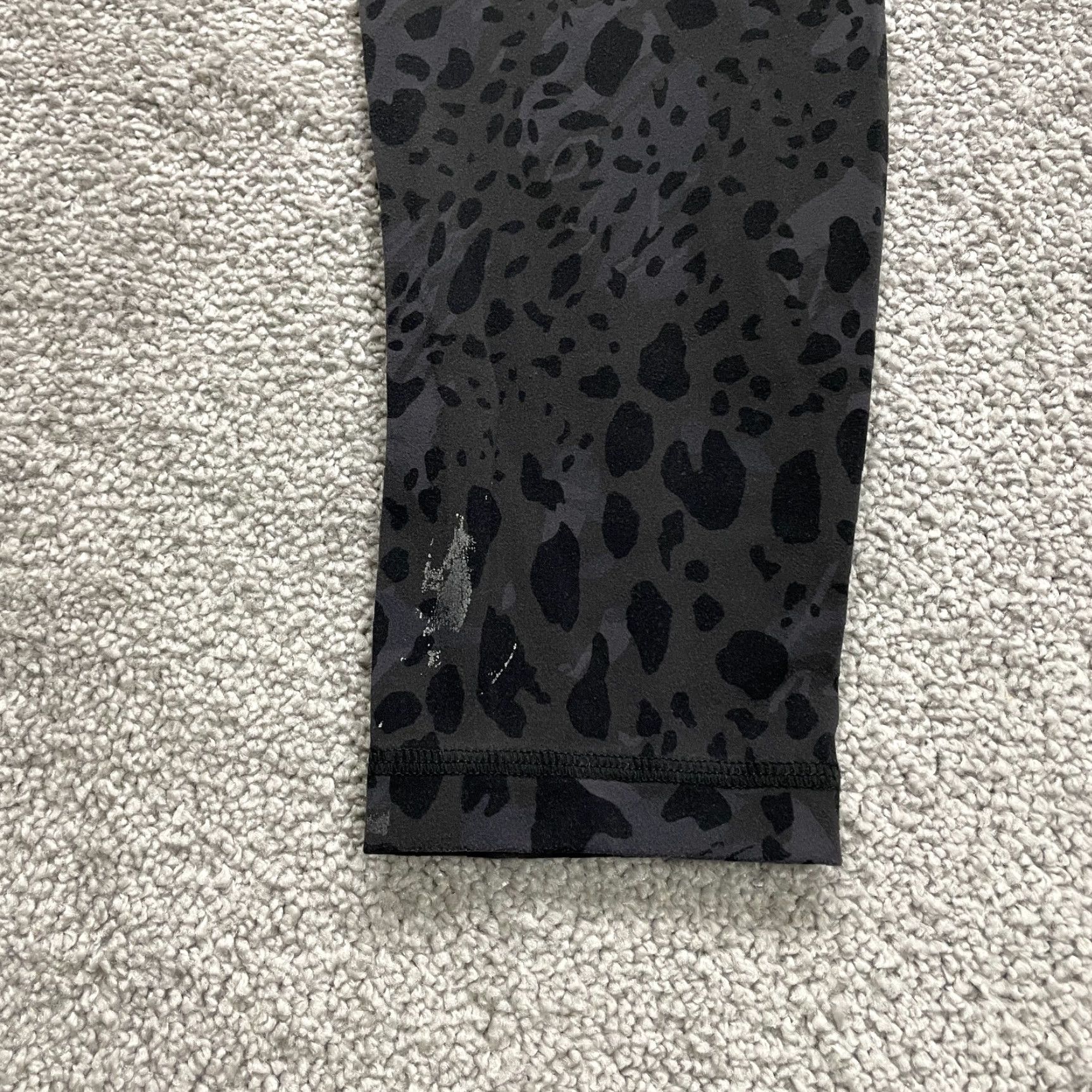 Vintage Unbranded Compression Leggings Womens Gray Leopard Athletic Gym Run 26x24 Size 42" / US 20 - 3 Thumbnail