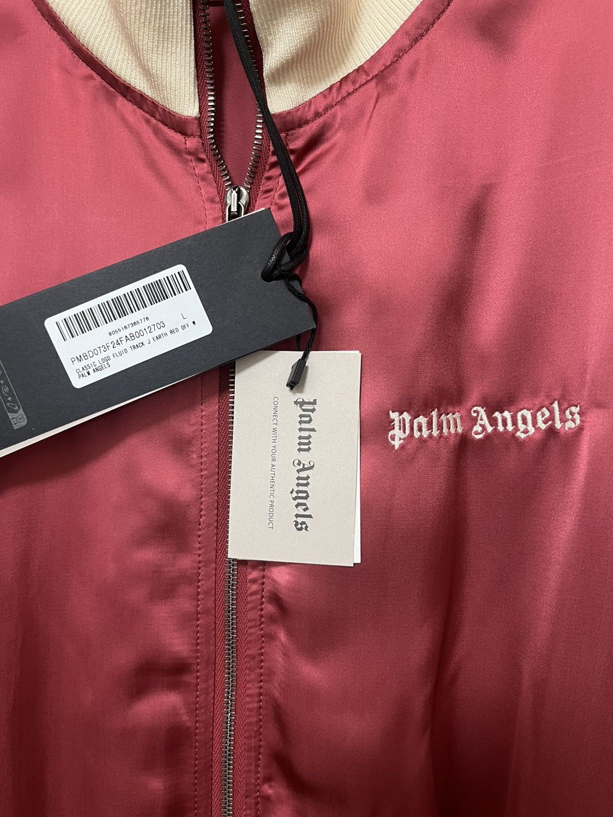 Palm Angels Palm Angels Logo Fluid Track Jacket Sz L Size US L / EU 52-54 / 3 - 5 Thumbnail