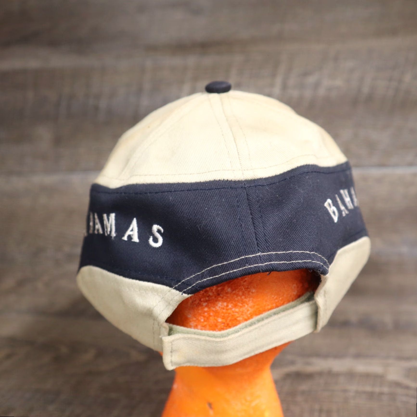 Vintage Hometown Hat Bahamas 3D Embroidered Baseball Cap Tan Adult Adjustable Strapback Hat Mens Cap Size ONE SIZE - 4 Thumbnail