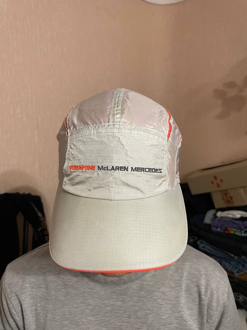 Malcolm McLaren × Mercedes-Benz Vodafone McLaren Mercedes Fernando Alonso Lewis Hamilton Cap Size ONE SIZE - 2 Thumbnail