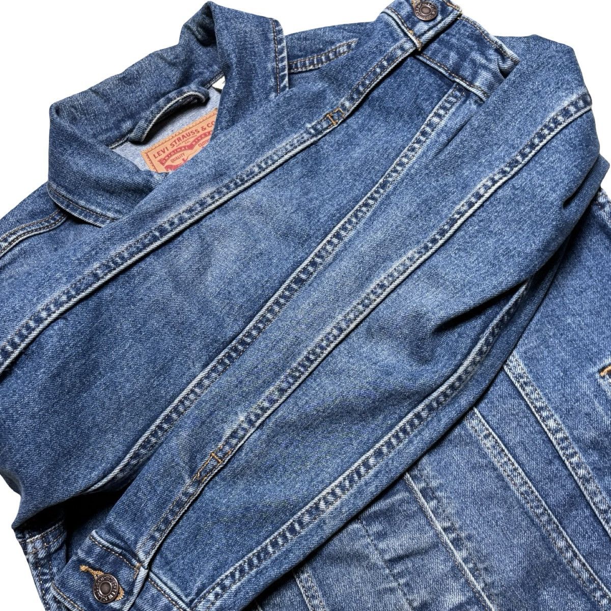 Levi's Levi's Women's Denim Original Trucker Jacket Size Medium Size M / US 6-8 / IT 42-44 - 6 Thumbnail