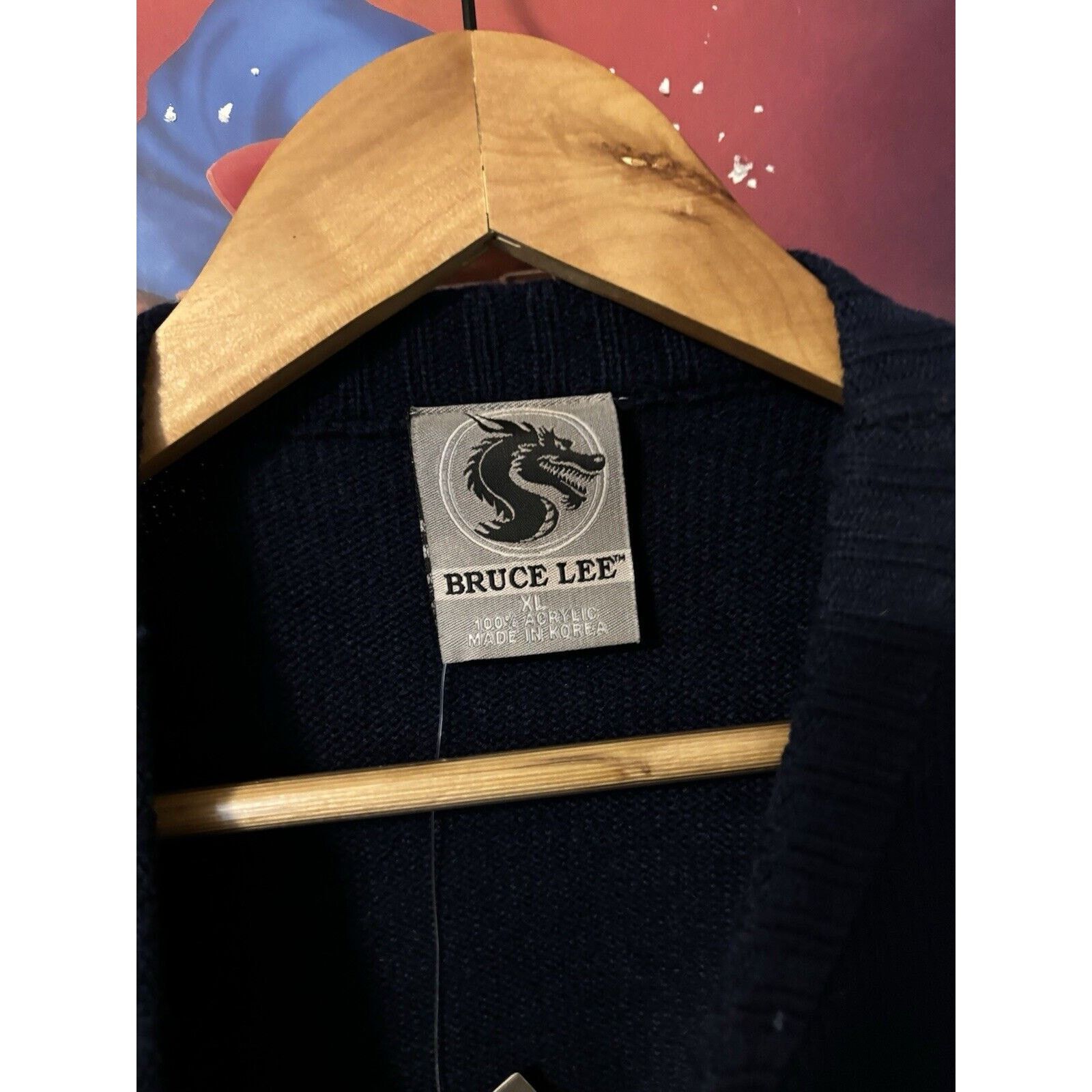 Other vintage sweater bruce lee crewneck NWT navy blue 1973 Sz XL Size US XL / EU 56 / 4 - 6 Thumbnail