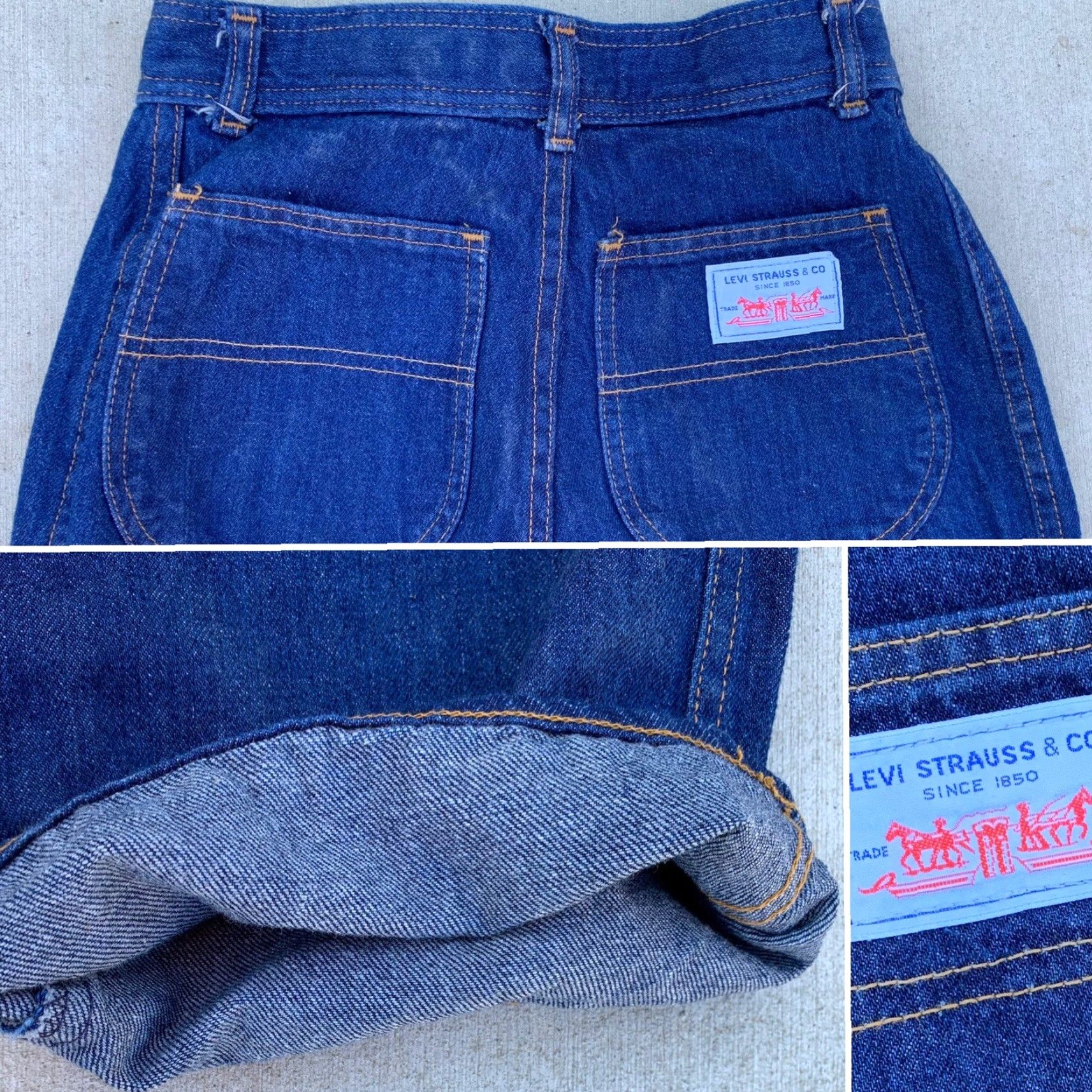 Levi's VINTAGE Levi’s Jeans High Waist 1970s 80s 70s Talon 42 Zipper Size 10 27” Waist Blue Denim Size 32" / US 10 / IT 46 - 5 Thumbnail