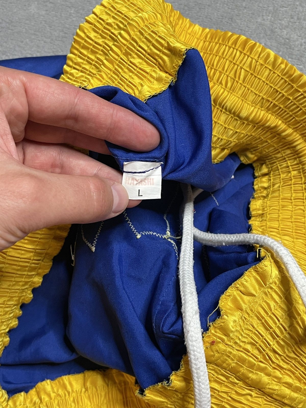 Vintage Vintage Blue Yellow Shorts Pants Sport Print Swag Affiction Size US 34 / EU 50 - 12 Thumbnail