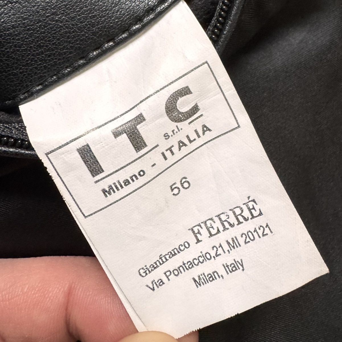 Gianfranco Ferre Gianfranco Ferre Mens Eco Leather Jacket Size US XL / EU 56 / 4 - 5 Thumbnail