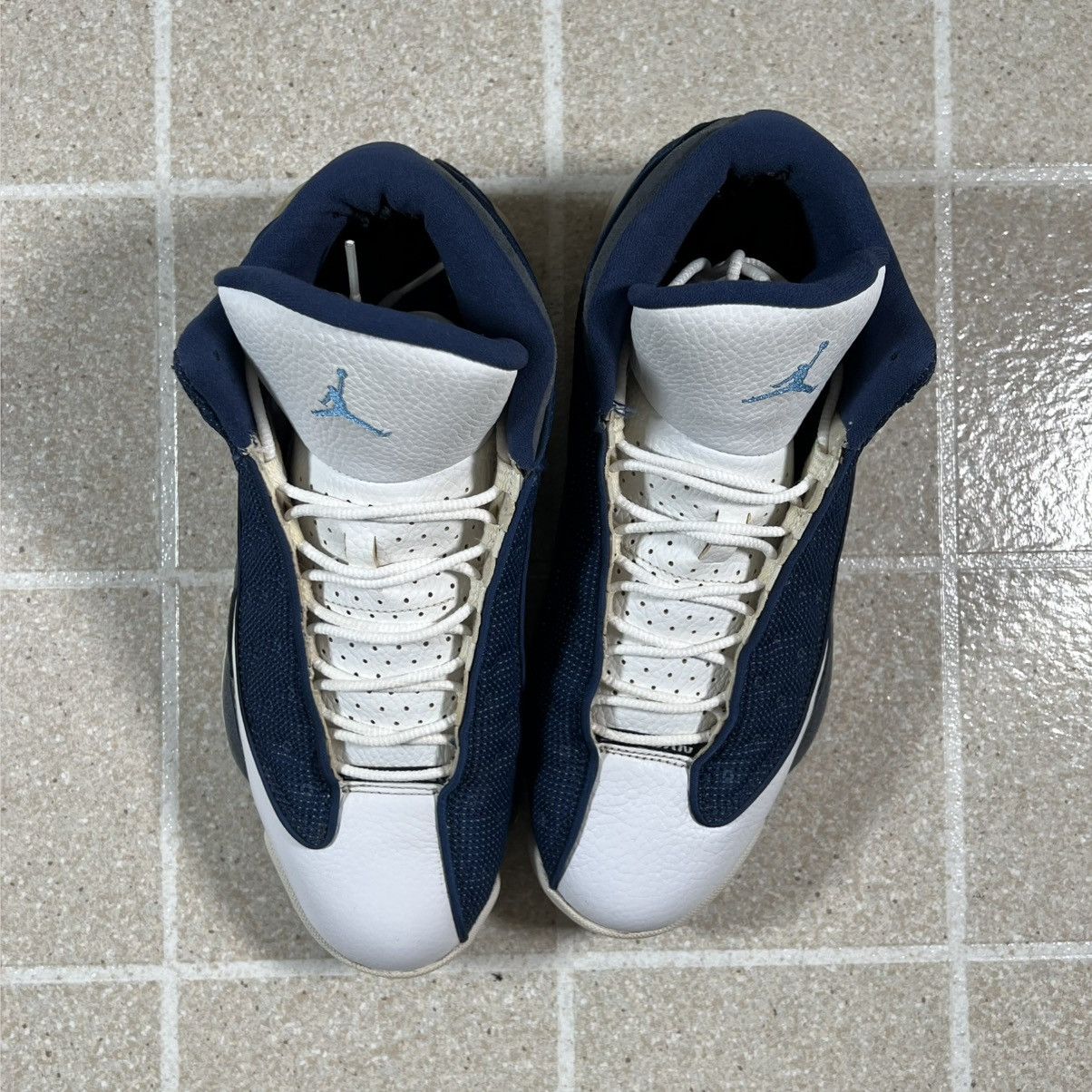 Jordan Brand Jordan Air Jordan 13 Retro Flint 2020 Navy White Grey Size US 9.5 / EU 42-43 - 3 Thumbnail