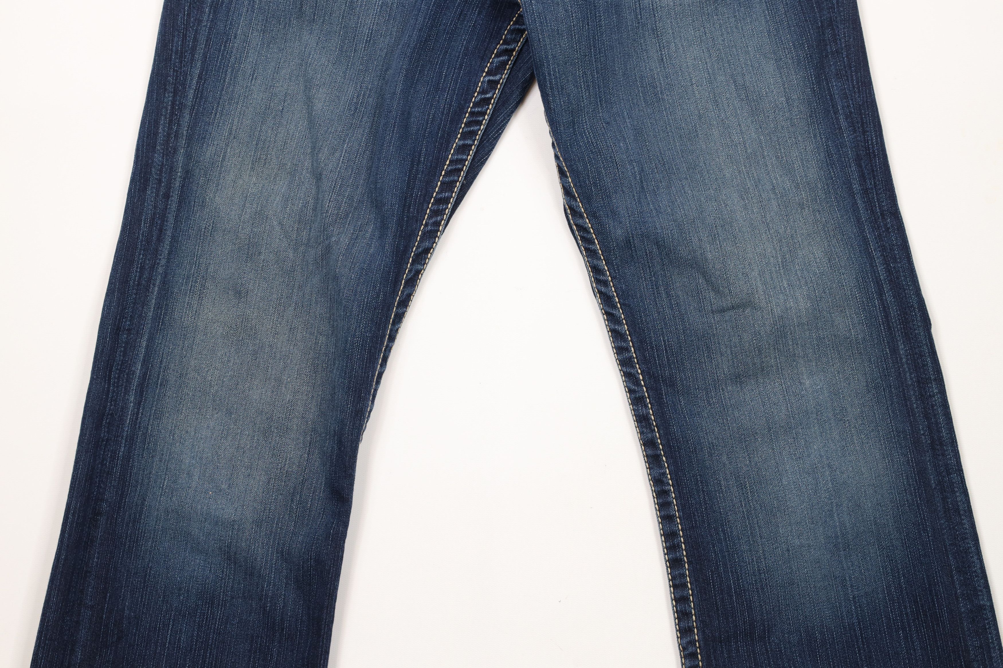Vintage Buckle BKE Britni Stretch Flared Wide Leg Denim Jeans Blue Size 31" - 3 Thumbnail