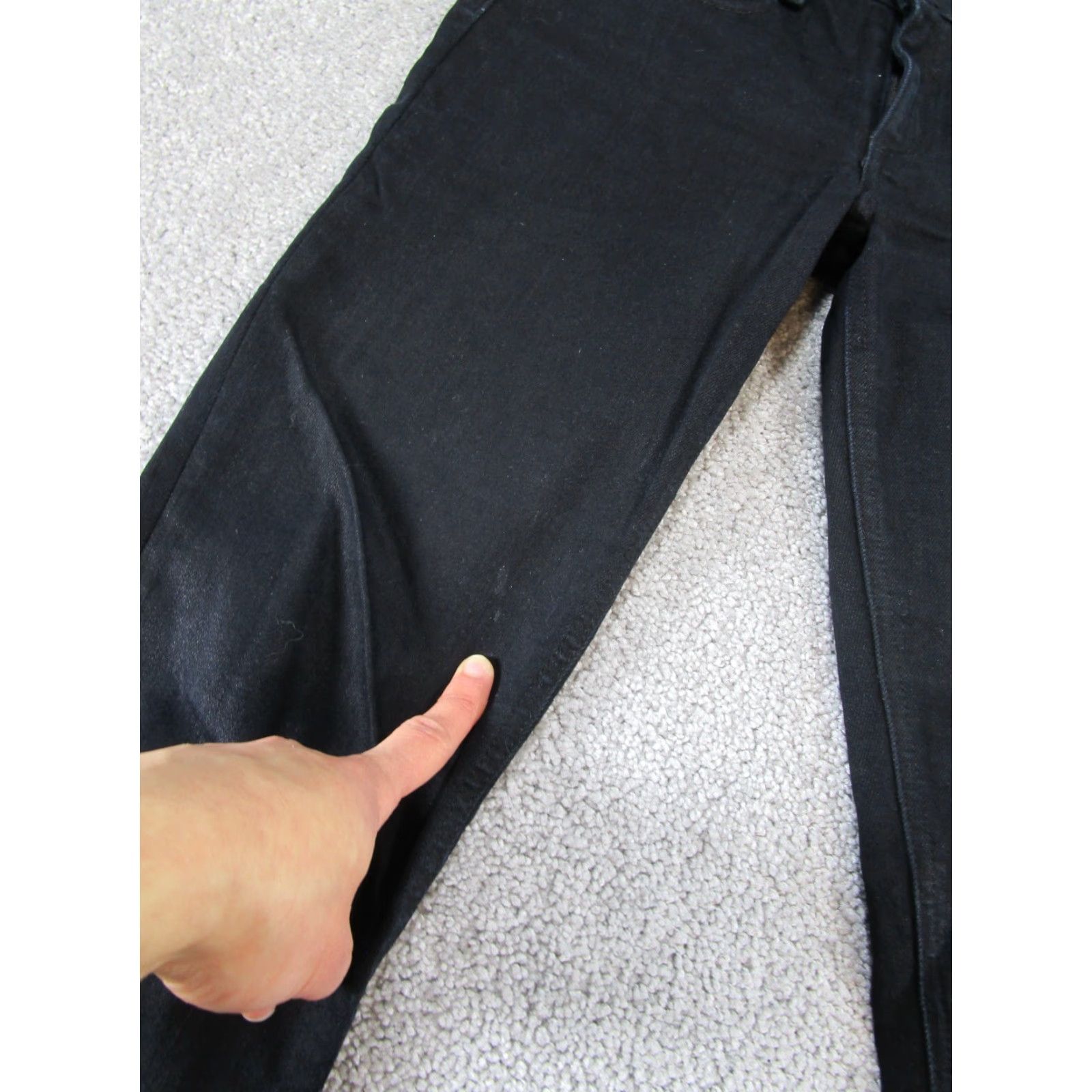 Rag & Bone rag & bone Jeans Womens 25 Black Denim Low Rise Skinny Jeans Womens 25 Black Denim Rag & Bone Skinny Womens Size 42" / US 20 - 2 Thumbnail