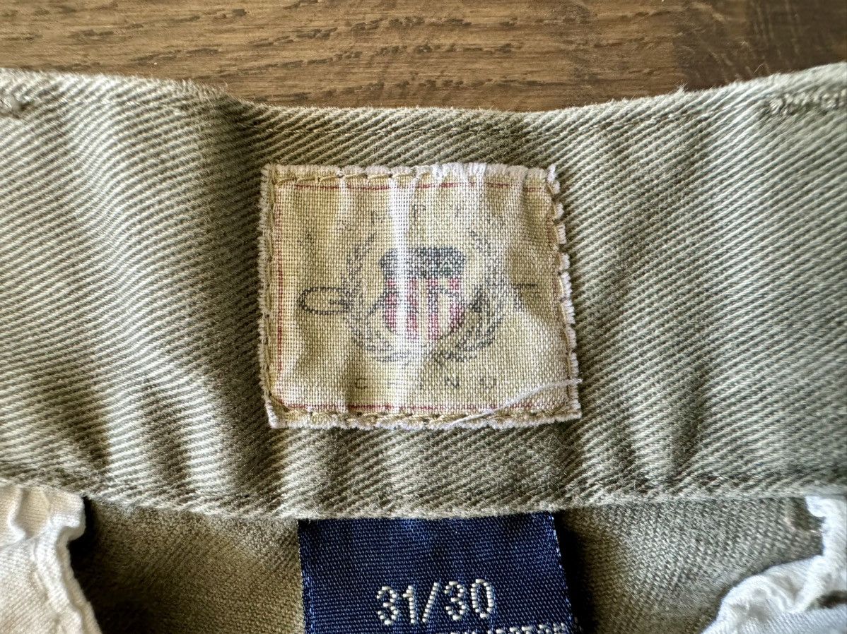 Gant × Vintage GANT Vintage Olive Green Trouser Pants Size US 31 - 5 Thumbnail