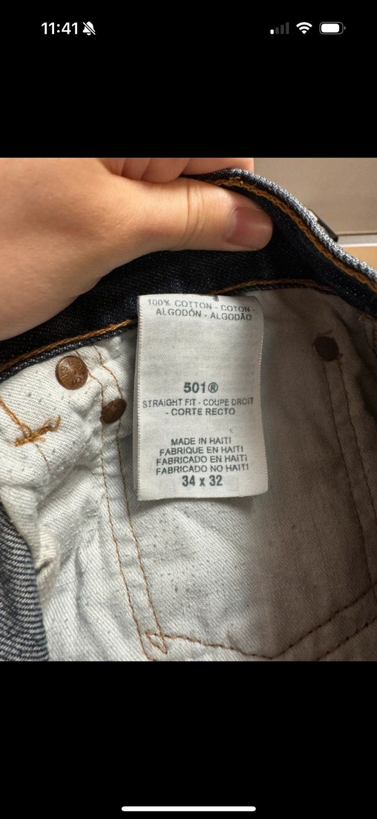 Levi's × Levi's Vintage Clothing Levi’s 501 jeans Size US 34 / EU 50 - 3 Thumbnail