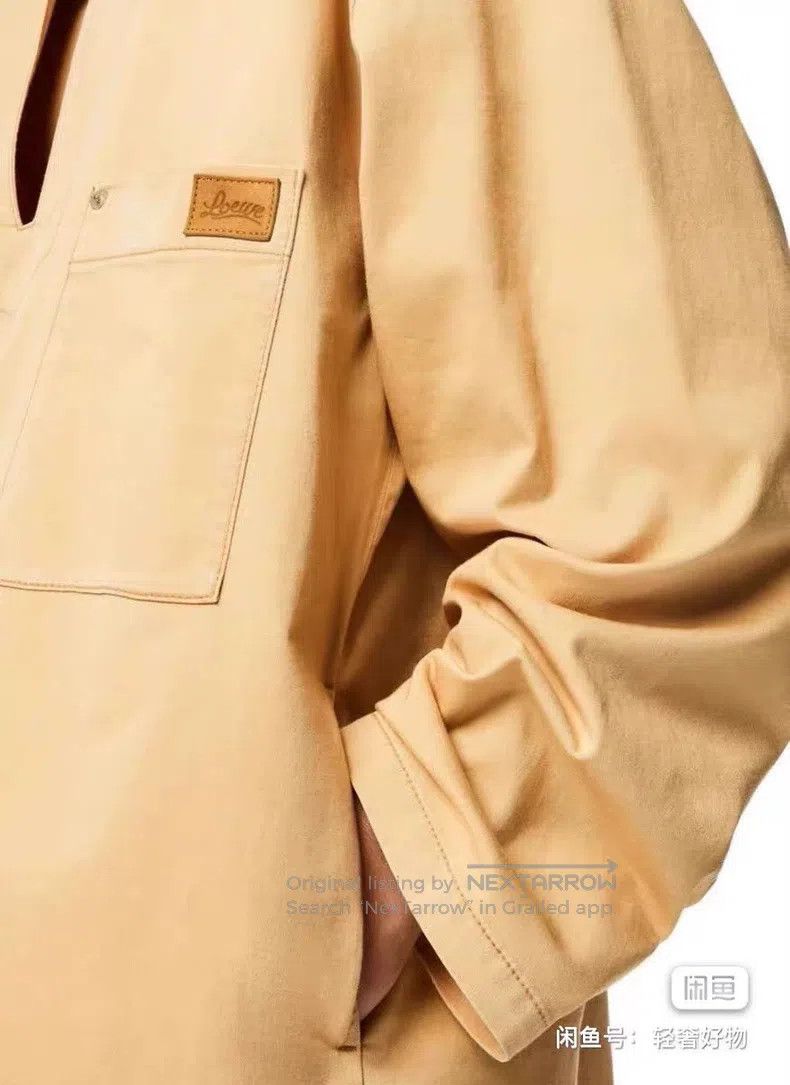 Loewe LOEWE Paulas Ibiza Series Long Sleeve Shirt with Chest Poc Size US L / EU 52-54 / 3 - 5 Thumbnail