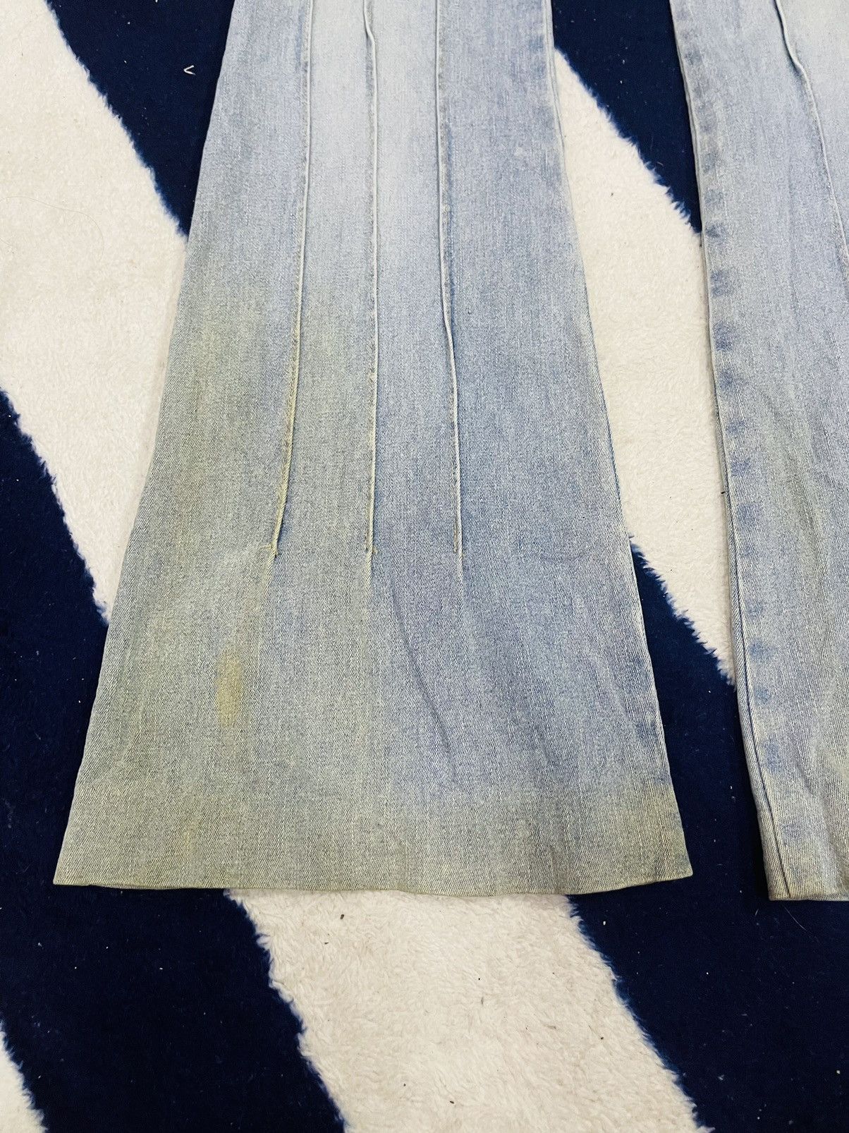 Japanese Brand Overs Points Flare Jeans (13) Size 28" / US 6 / IT 42 - 7 Thumbnail