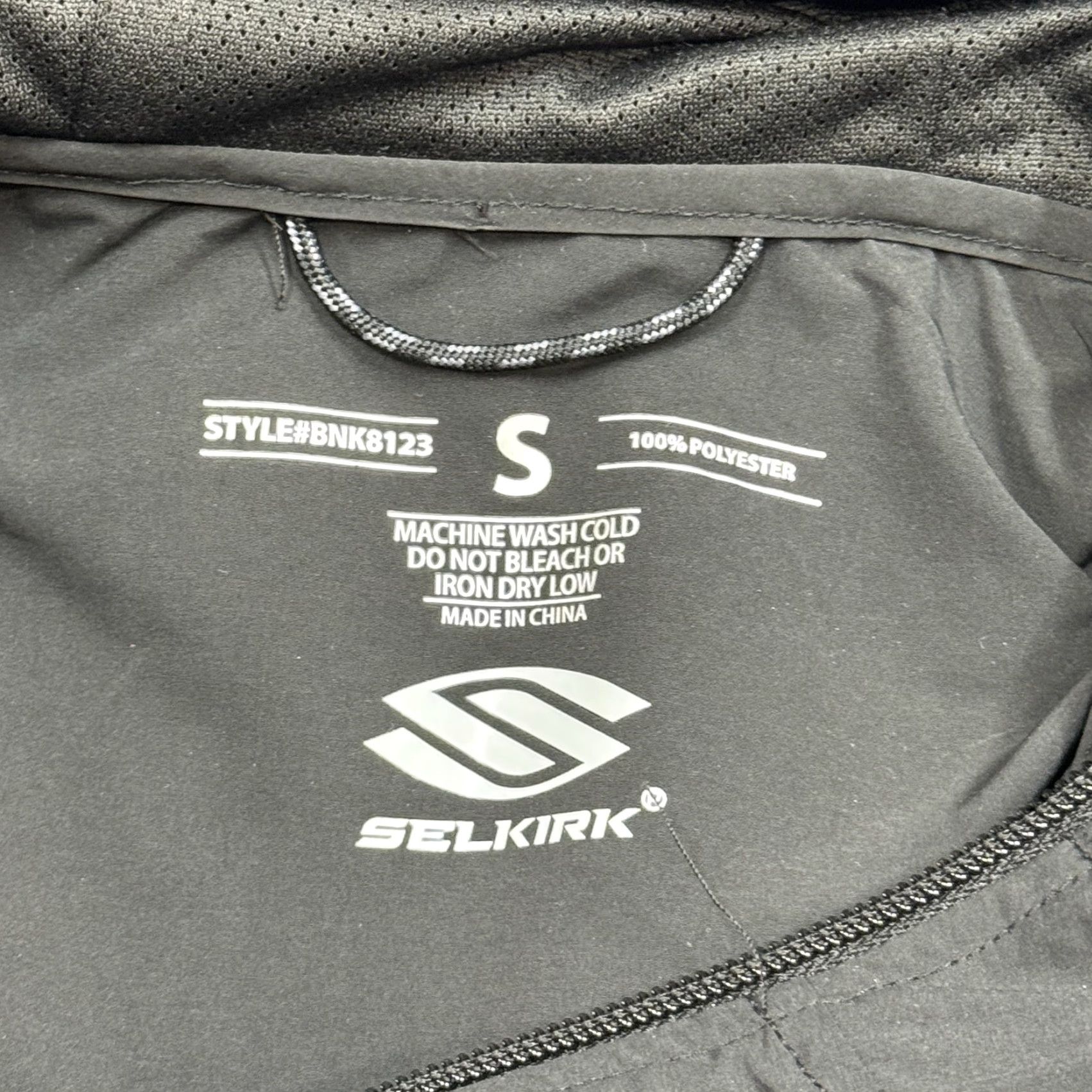 Vintage Selkirk Jacket Mens Small Black Hooded Windbreaker Lightweight Pickleball Size US S / EU 44-46 / 1 - 3 Thumbnail
