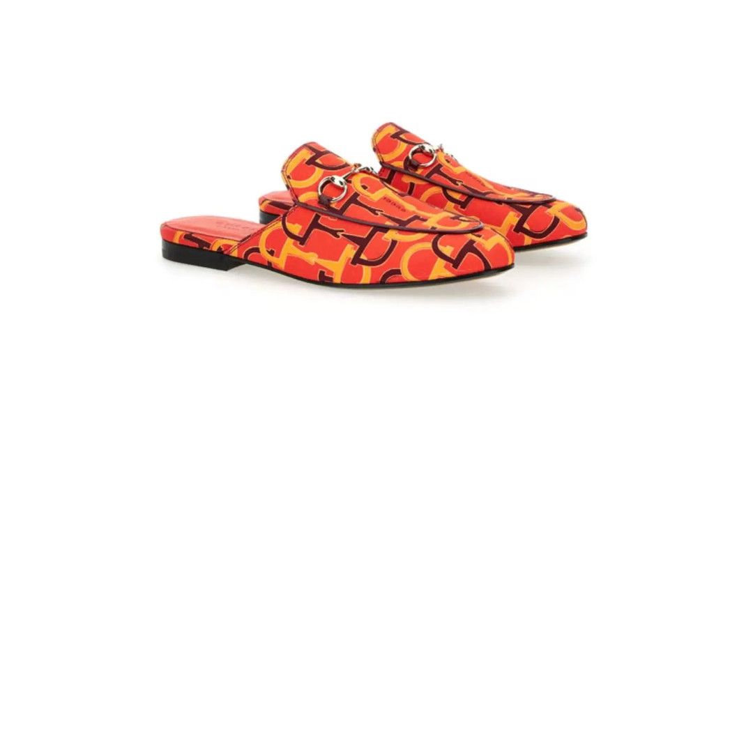 oc11z1025 Cloth Mules Seperate in Multicolor