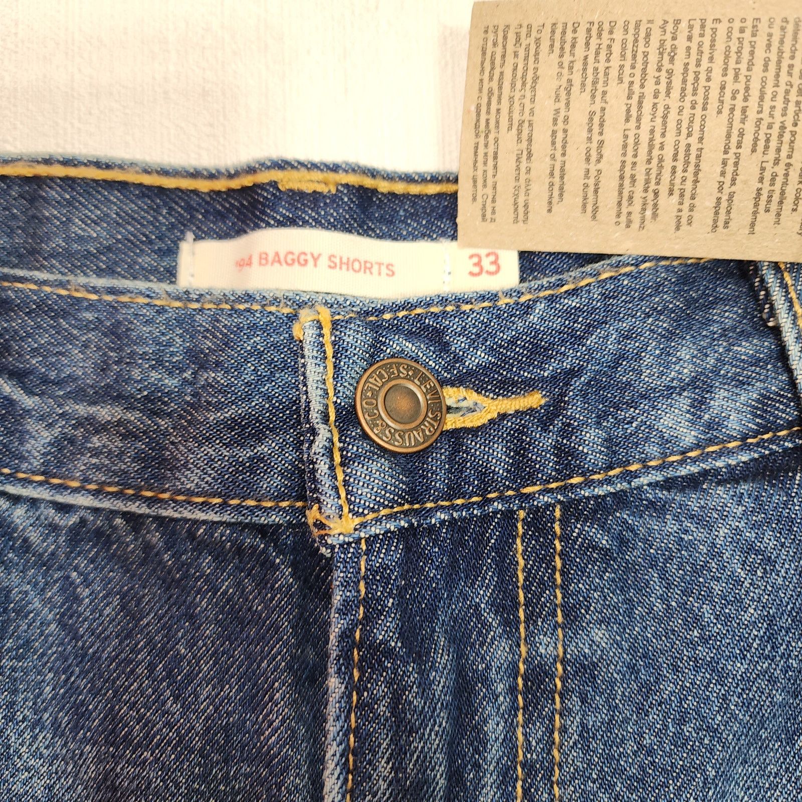 Levi's Levi's 94 baggy shorts W33''x18'' NWT Size US 33 - 5 Thumbnail