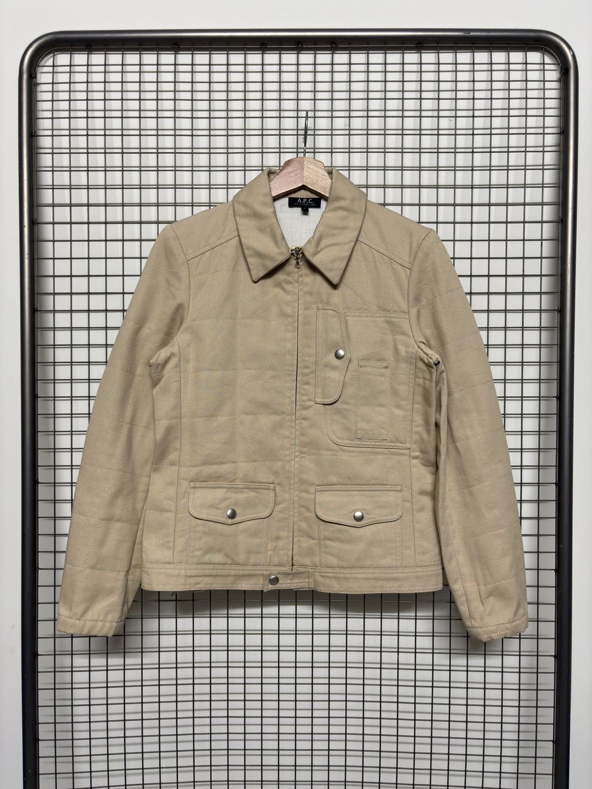 A.P.C. A.P.C River 2001 Zipper Denim Jacket Size US S / EU 44-46 / 1 - 3 Thumbnail