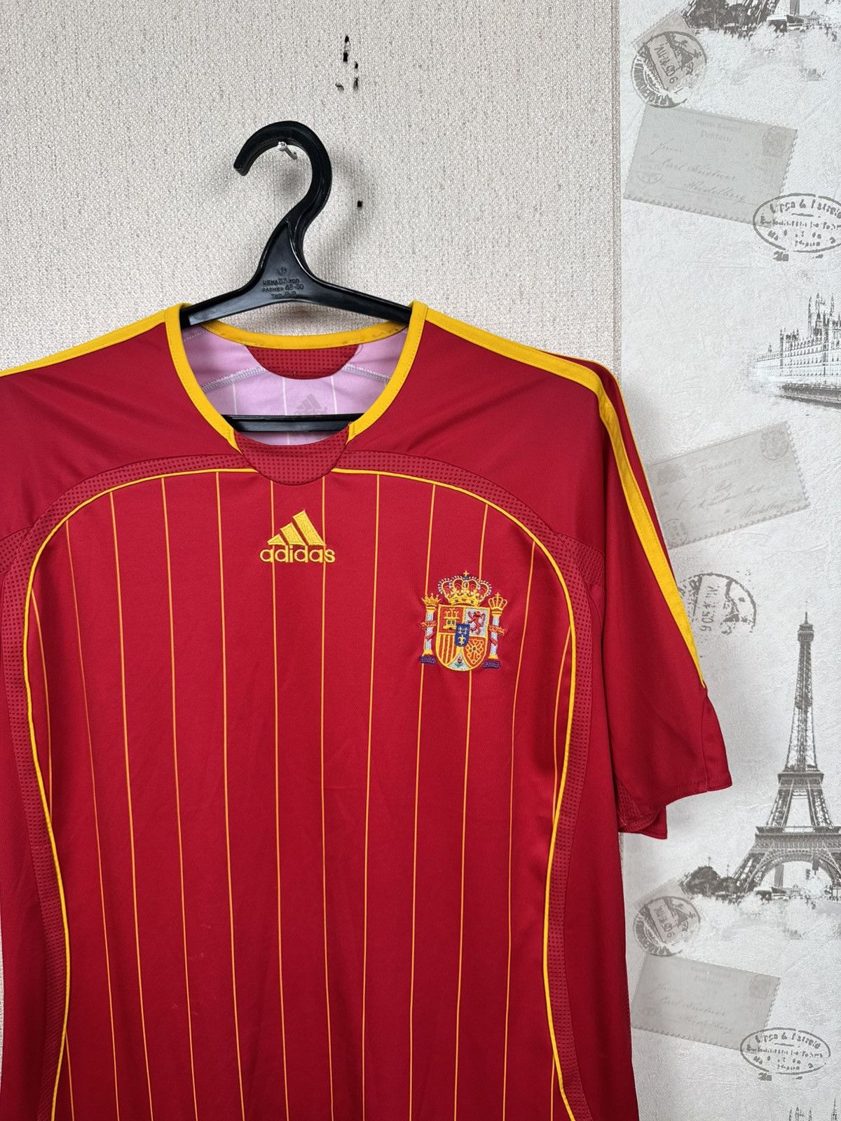 Adidas Adidas Spain 2006-2007 Home Jersey Men’s L Football Shirt Size US L / EU 52-54 / 3 - 6 Thumbnail