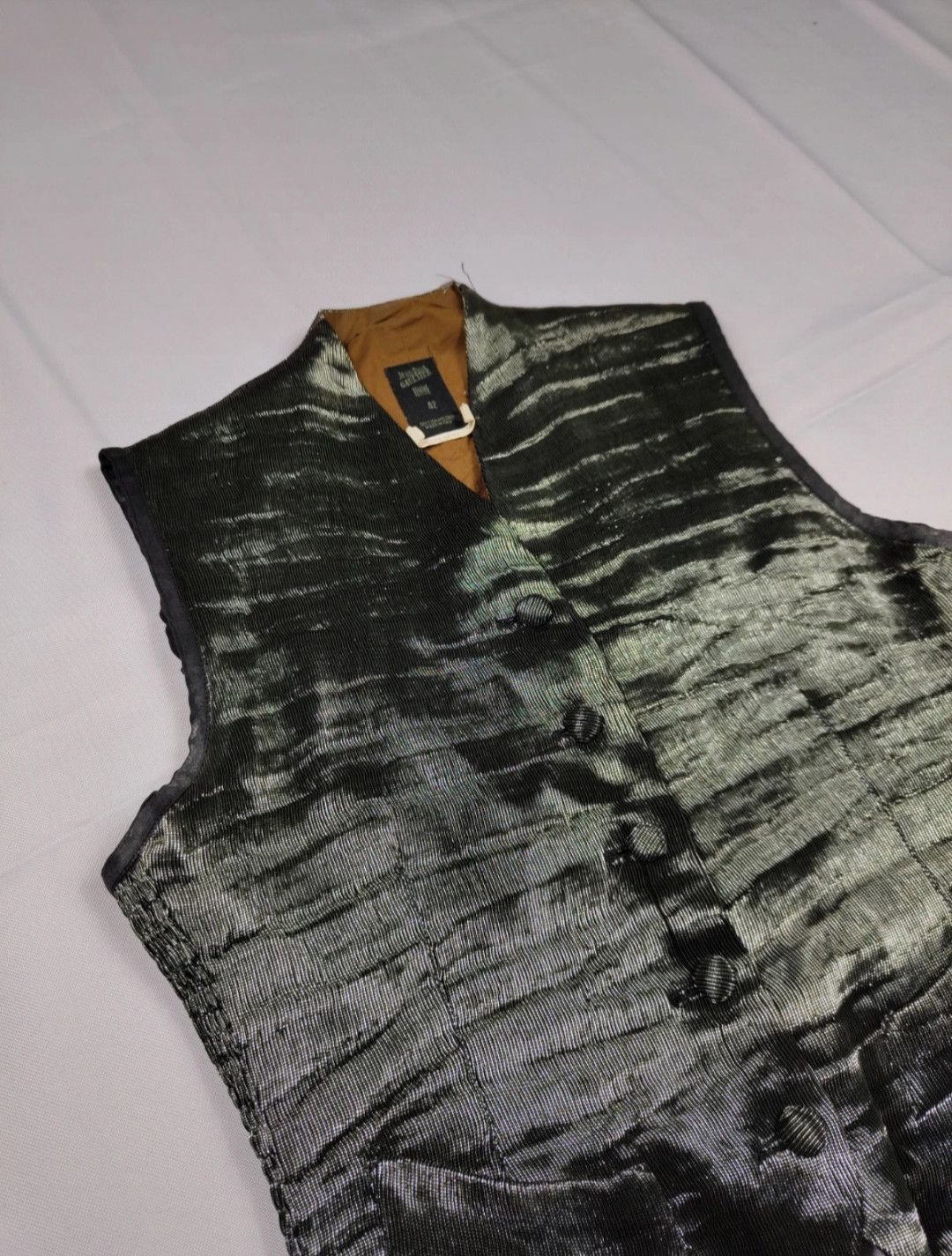 Jean Paul Gaultier 80s Vintage Jean Paul Gaultier Metallic Thread Vest Size M / US 6-8 / IT 42-44 - 3 Thumbnail